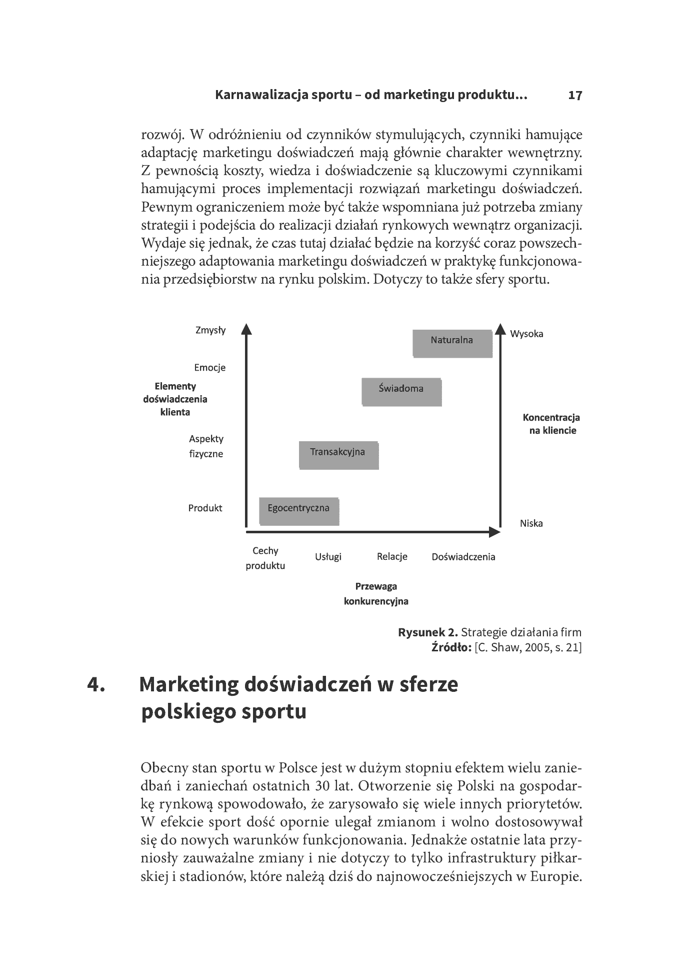 Fragment „Zarządzanie w sporcie. Organizacje - Ludzie - Marketing” — strona 17 z 20