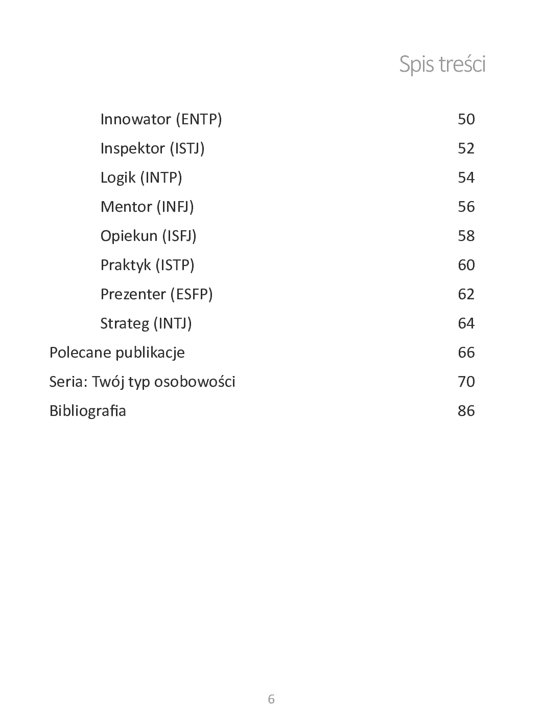 Fragment „Twój typ osobowości: Artysta (ISFP)” — strona 6 z 12