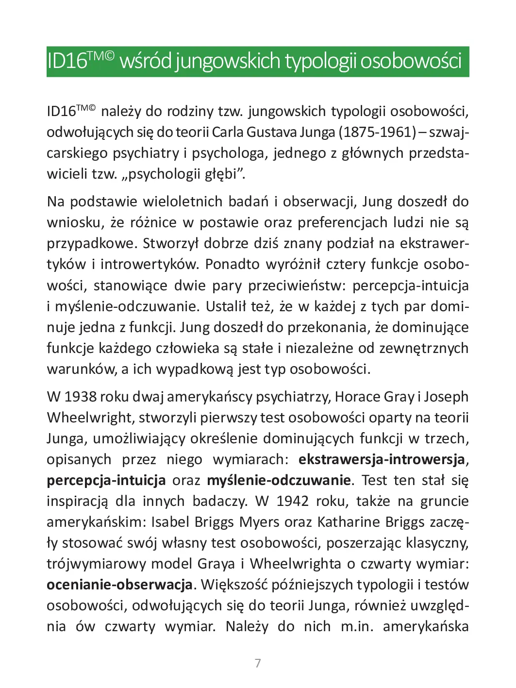 Fragment „Twój typ osobowości: Inspektor (ISTJ)” — strona 7 z 12