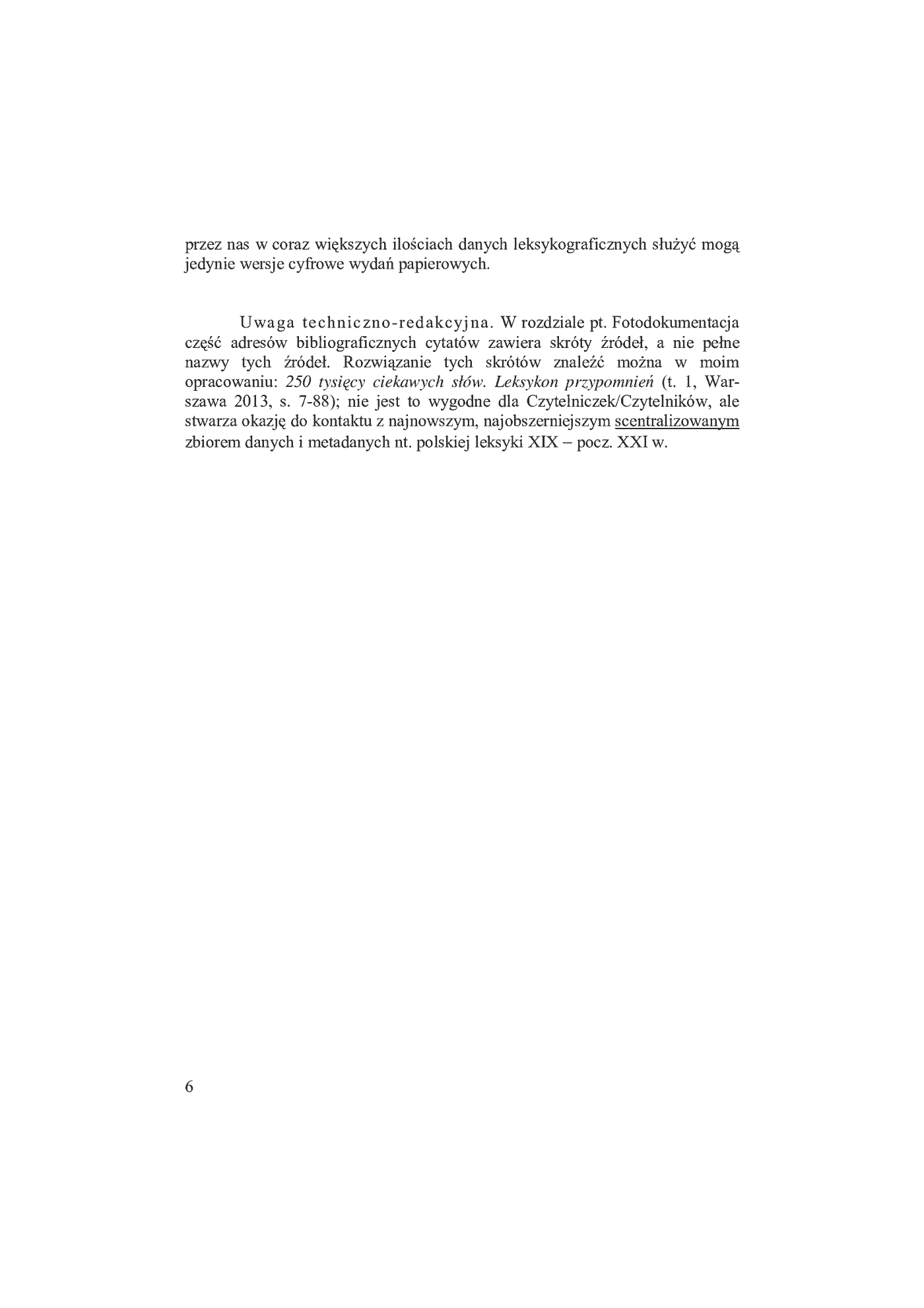 Fragment „W poszukiwaniu nowego słownictwa polskiego Materiały z prasy lat 2011-2013 fotodokumentacja” — strona 6 z 30
