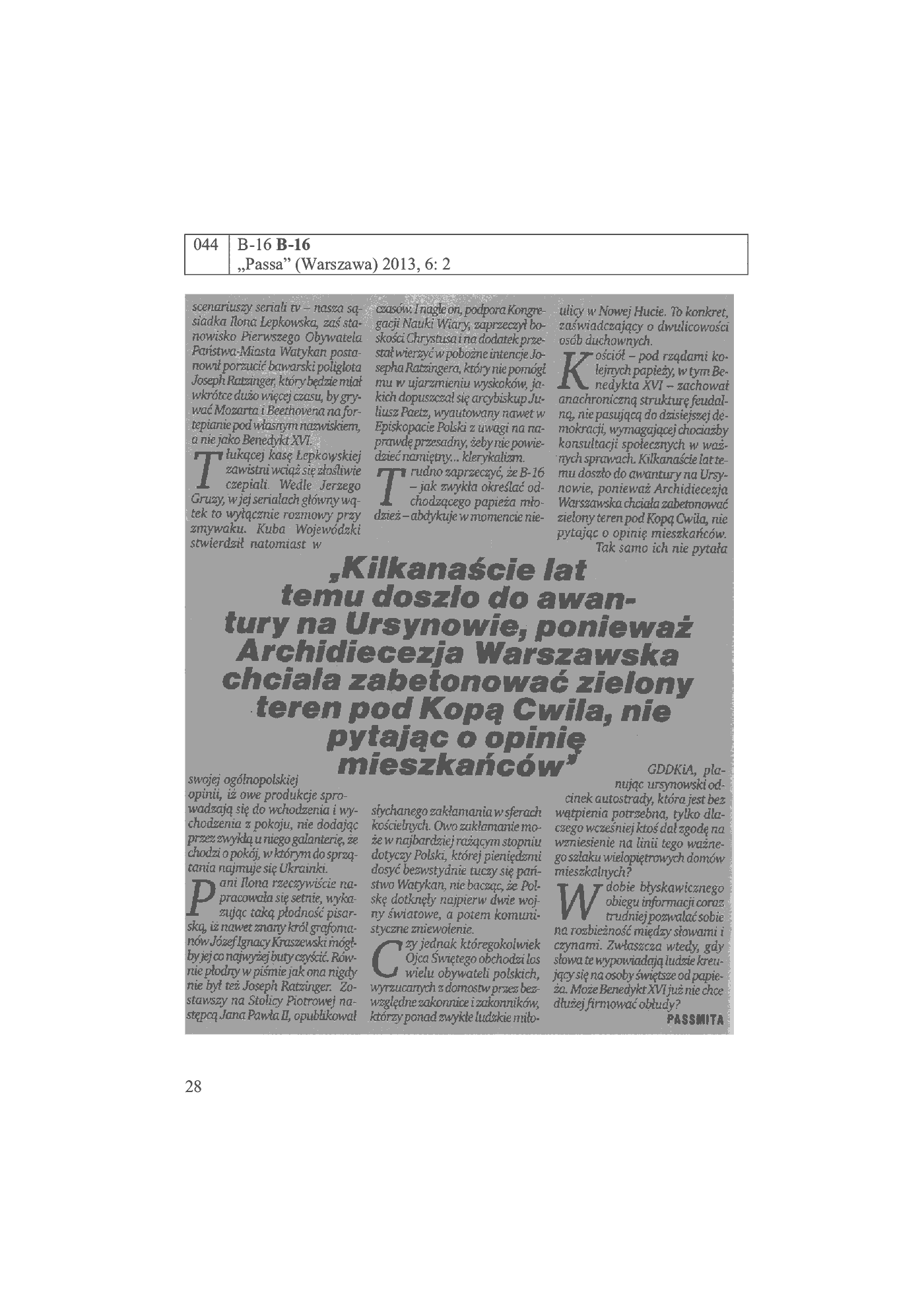 Fragment „W poszukiwaniu nowego słownictwa polskiego Materiały z prasy lat 2011-2013 fotodokumentacja” — strona 28 z 30
