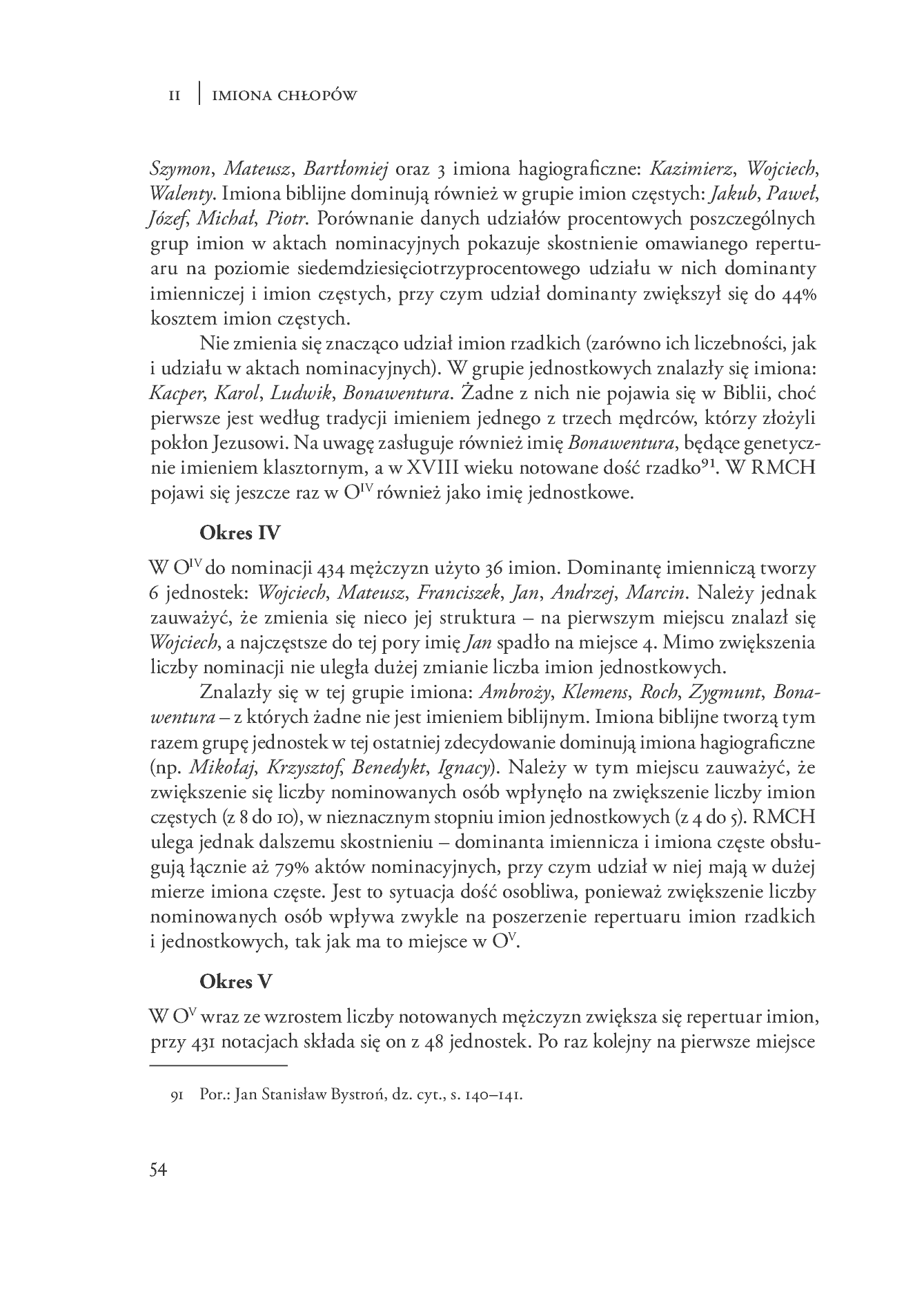 Fragment „Antroponimia historycznego pogranicza mazowiecko-podlaskiego w XVIII wieku na przykładzie parafii Stoczek w ówczesnym dekanacie kamieńczykowskim” — strona 6 z 7