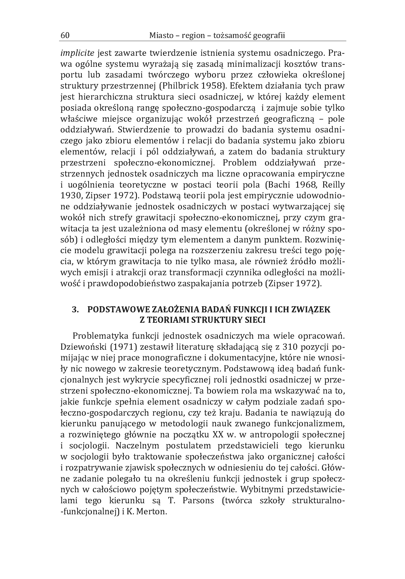 Fragment „Miasto - region - tożsamość geografii. Wybór prac Andrzeja Suliborskiego” — strona 16 z 17