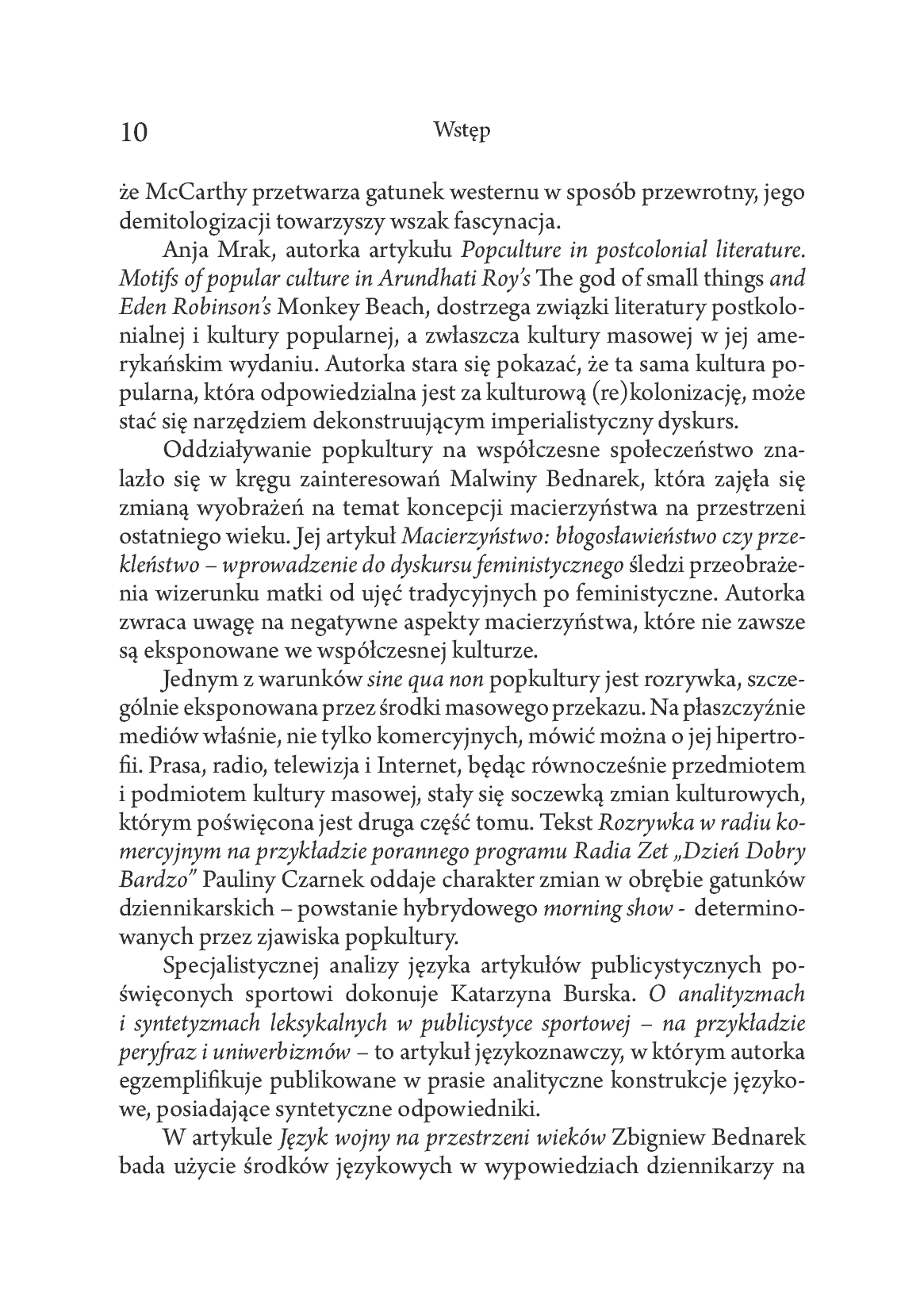 Fragment „Języki (pop)kultury w literaturze, mediach i filmie” — strona 11 z 21