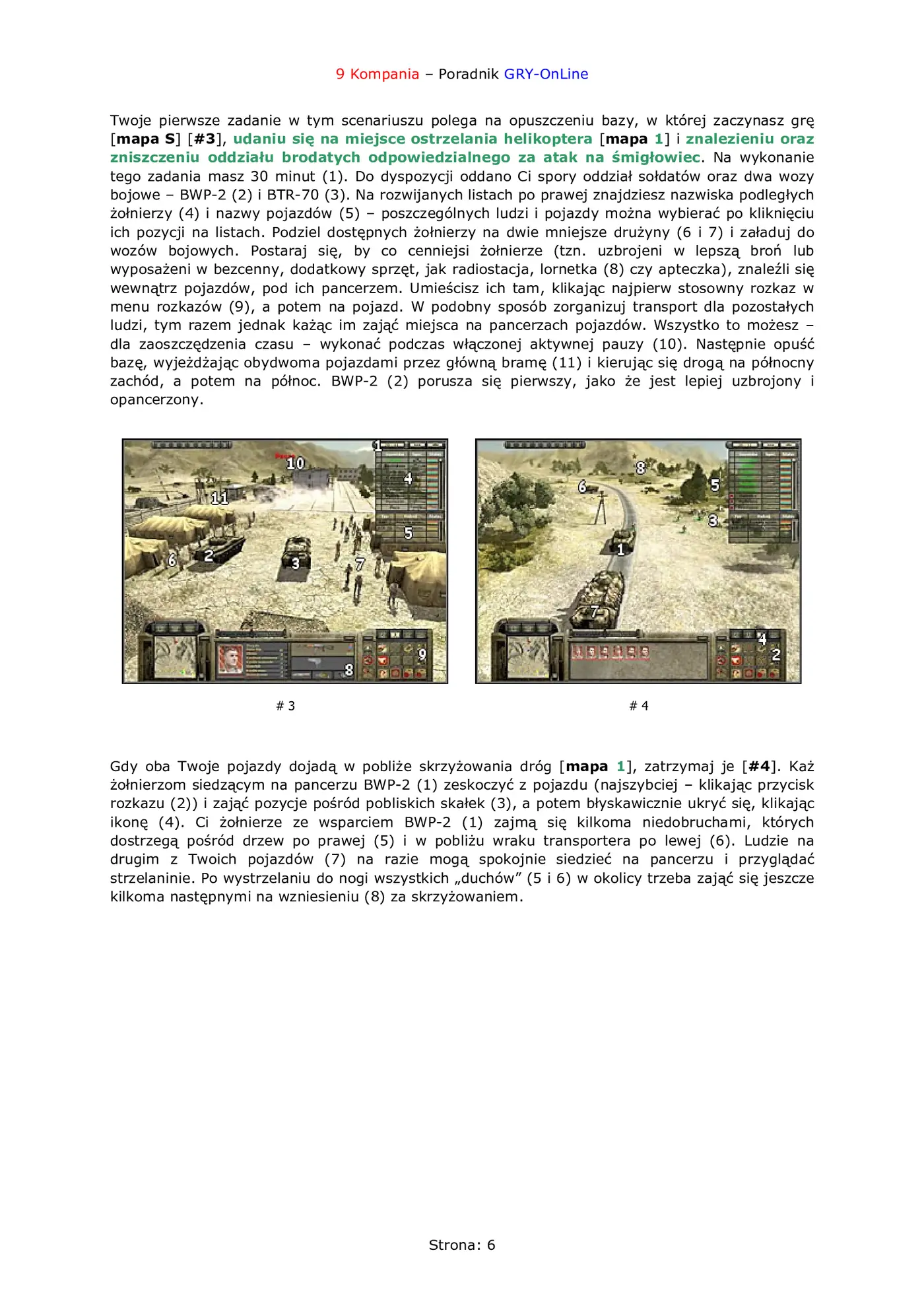 Fragment „9 Kompania - poradnik do gry” — strona 7 z 8