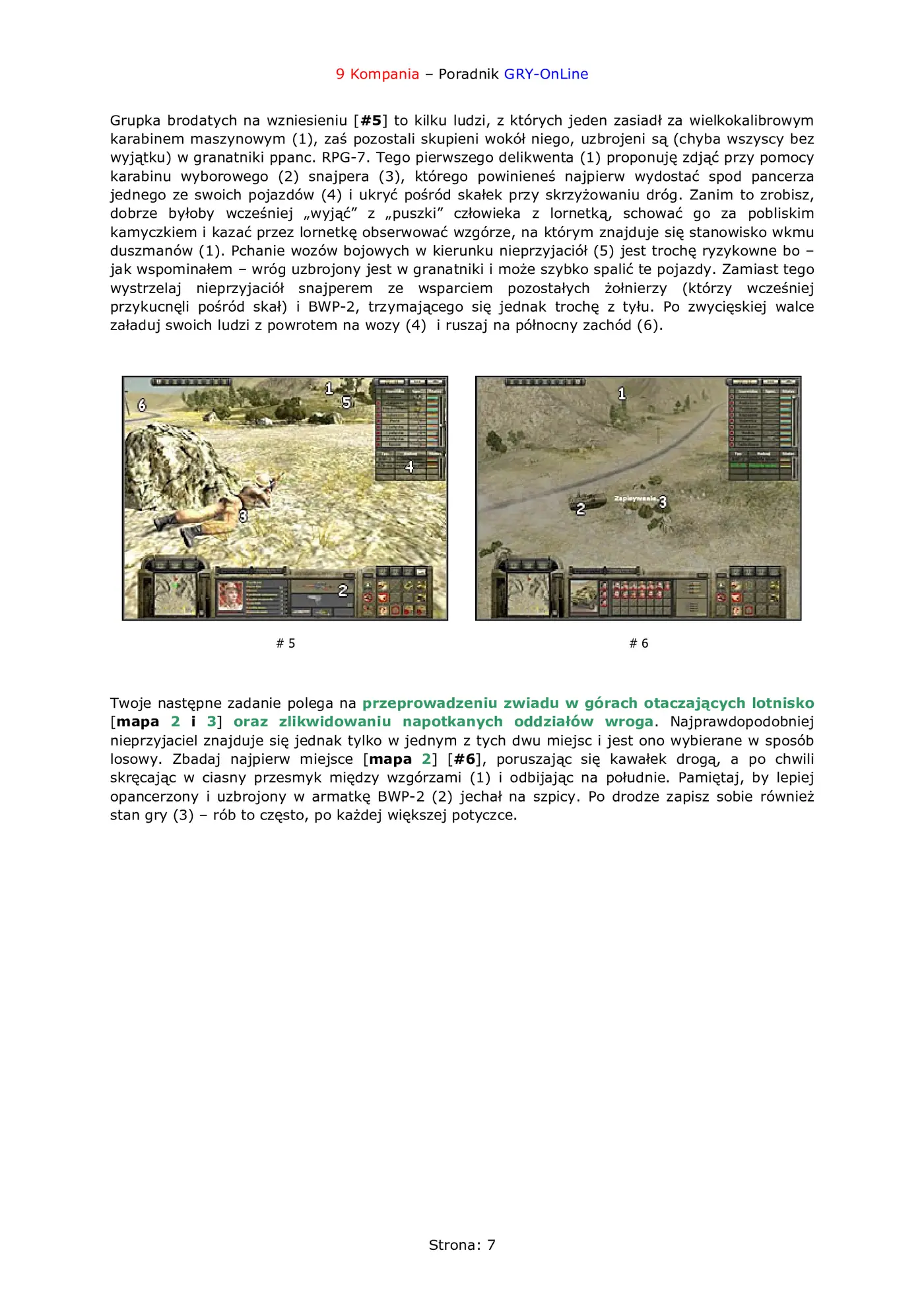 Fragment „9 Kompania - poradnik do gry” — strona 8 z 8