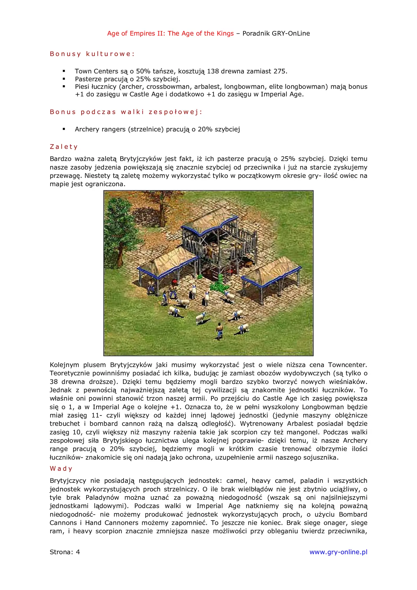 Fragment „Age of Empires II: The Age of the Kings - Multiplayer - poradnik do gry” — strona 5 z 8