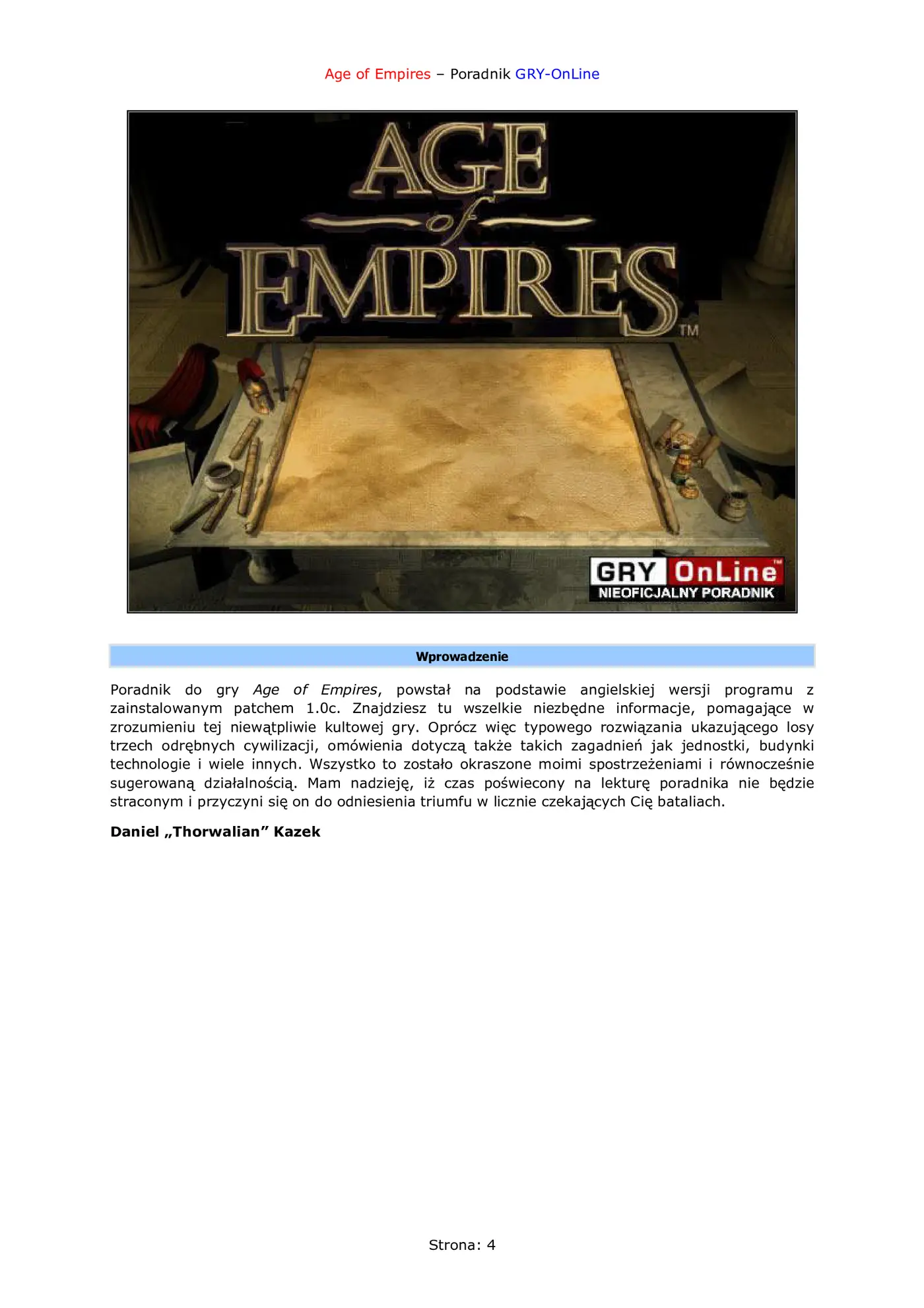Fragment „Age of Empires - poradnik do gry” — strona 5 z 8