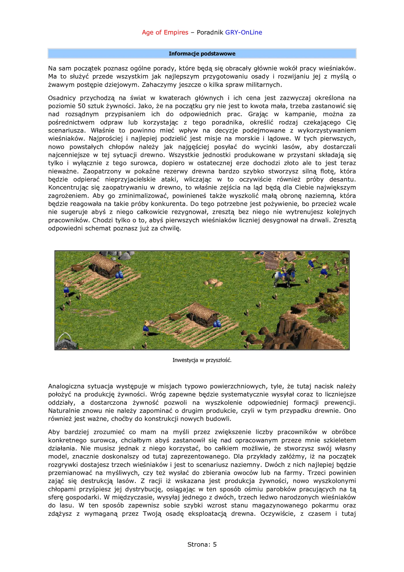 Fragment „Age of Empires - poradnik do gry” — strona 6 z 8