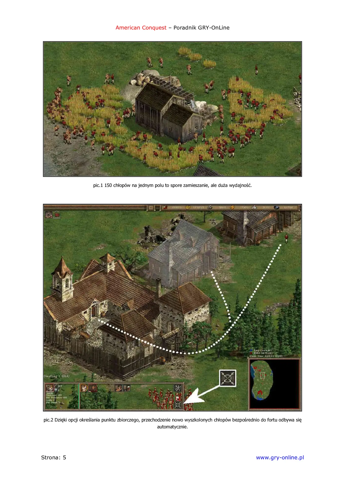 Fragment „American Conquest - poradnik do gry” — strona 6 z 8