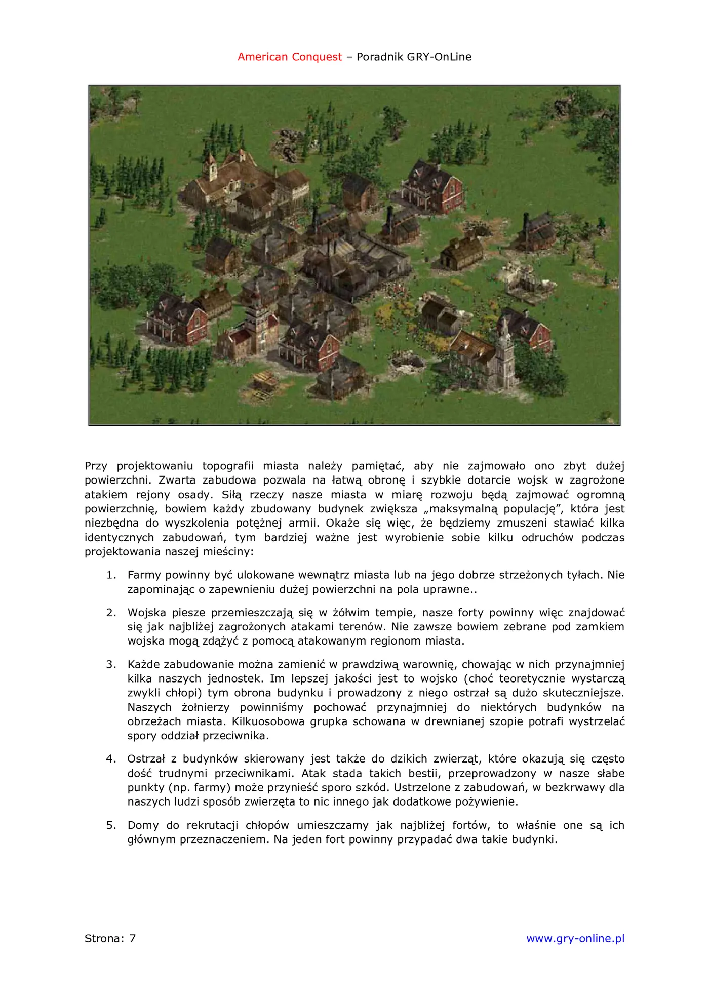 Fragment „American Conquest - poradnik do gry” — strona 8 z 8