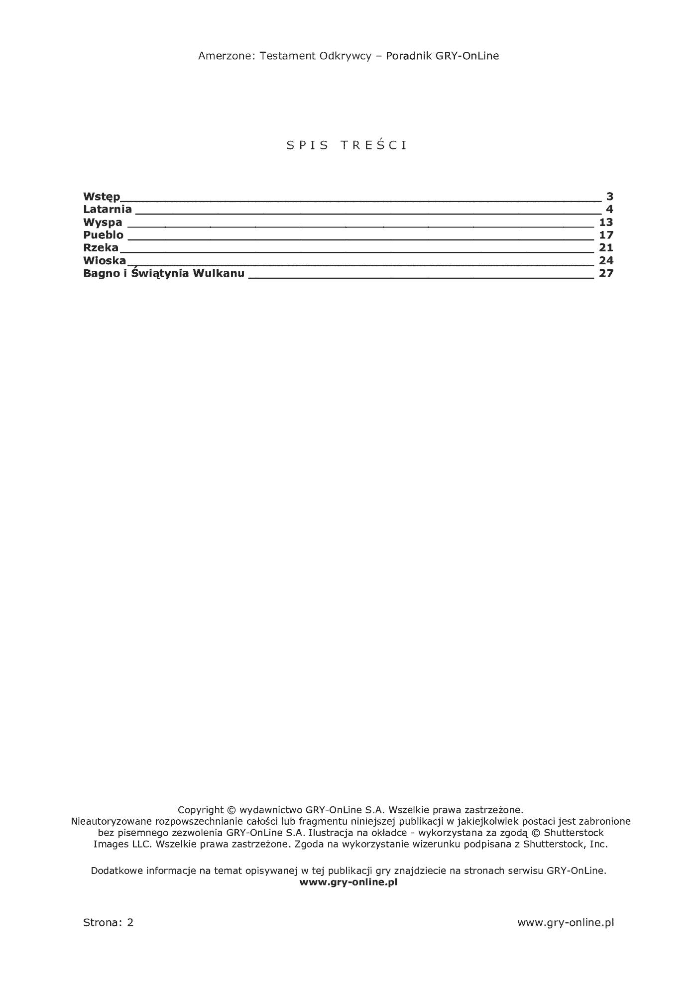 Fragment „Amerzone: Testament Odkrywcy - poradnik do gry” — strona 3 z 8