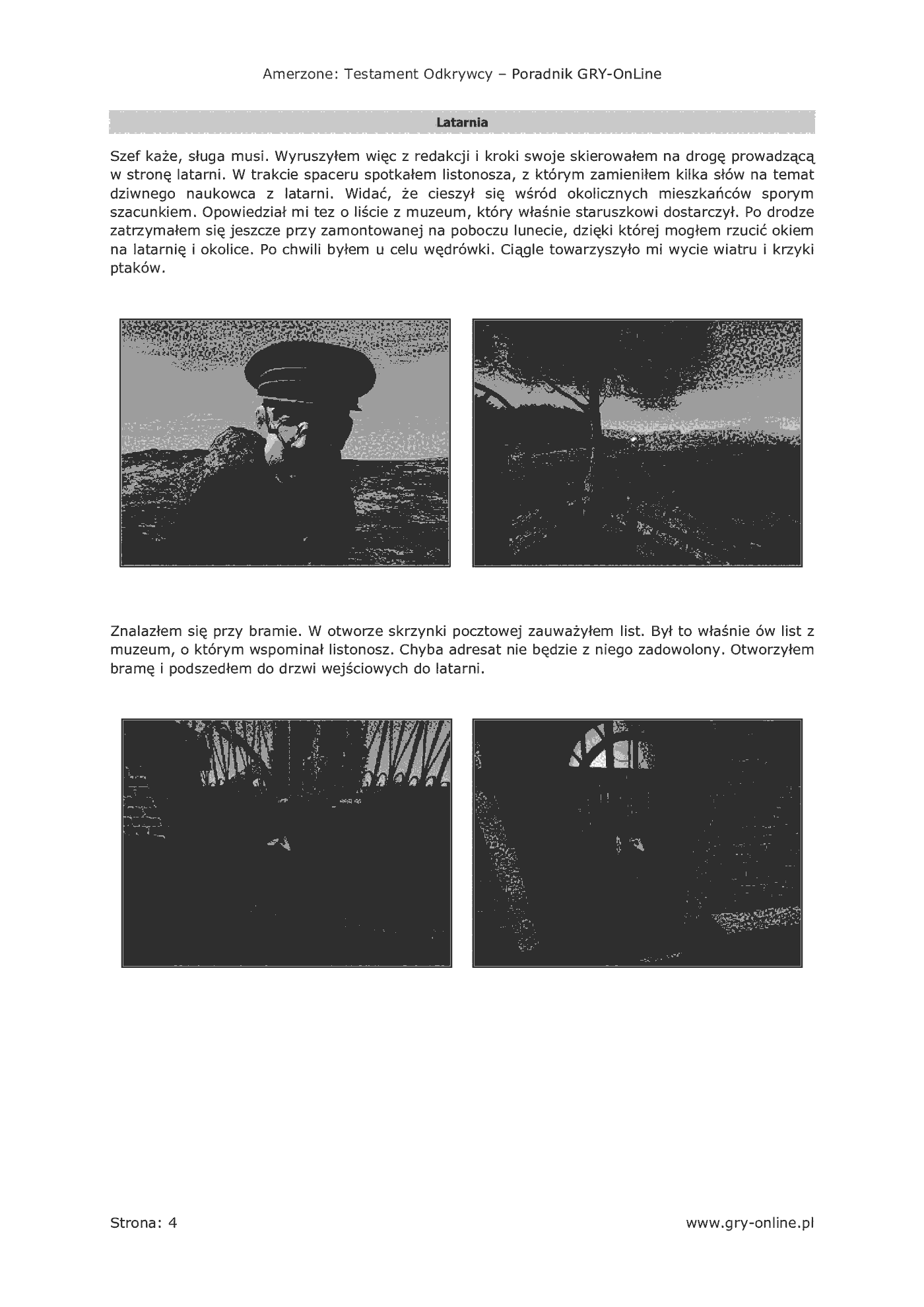 Fragment „Amerzone: Testament Odkrywcy - poradnik do gry” — strona 5 z 8