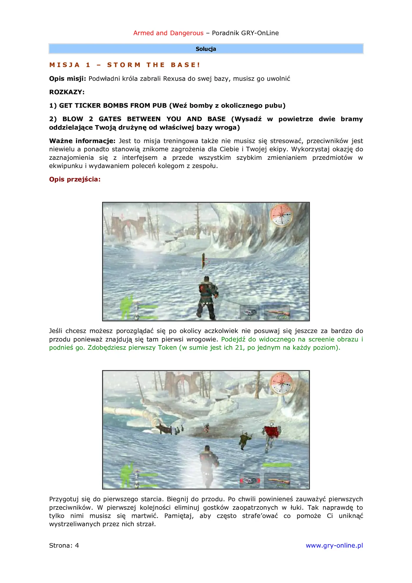 Fragment „Armed Dangerous - poradnik do gry” — strona 5 z 8