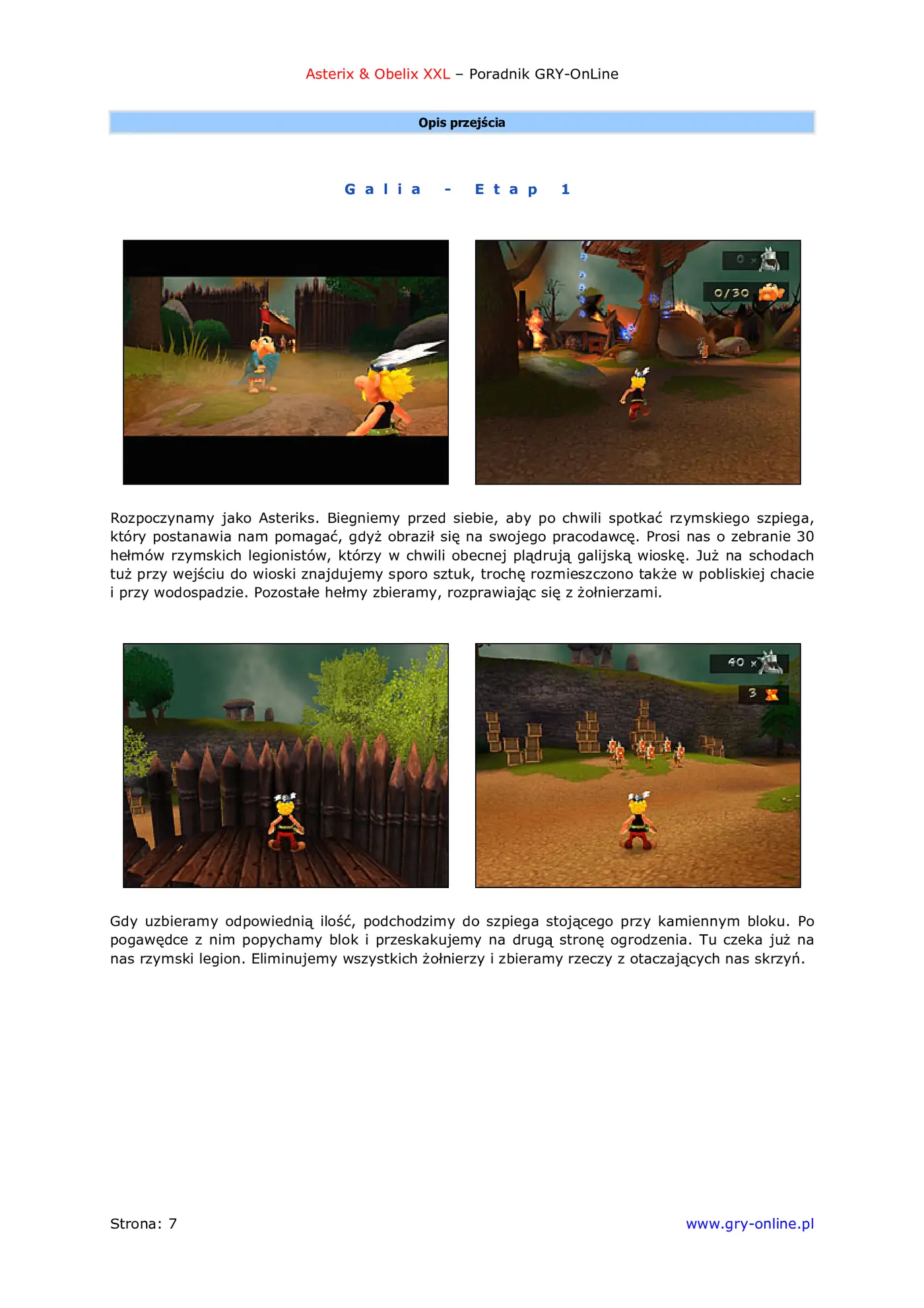 Fragment „Asterix Obelix XXL - poradnik do gry” — strona 8 z 8