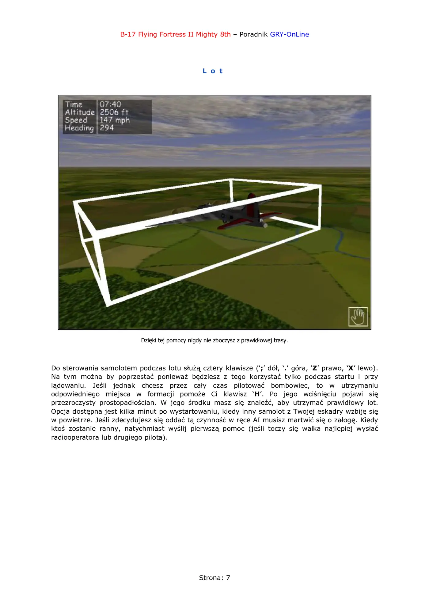 Fragment „B-17 Flying Fortress II: The Mighty 8th - poradnik do gry” — strona 8 z 8