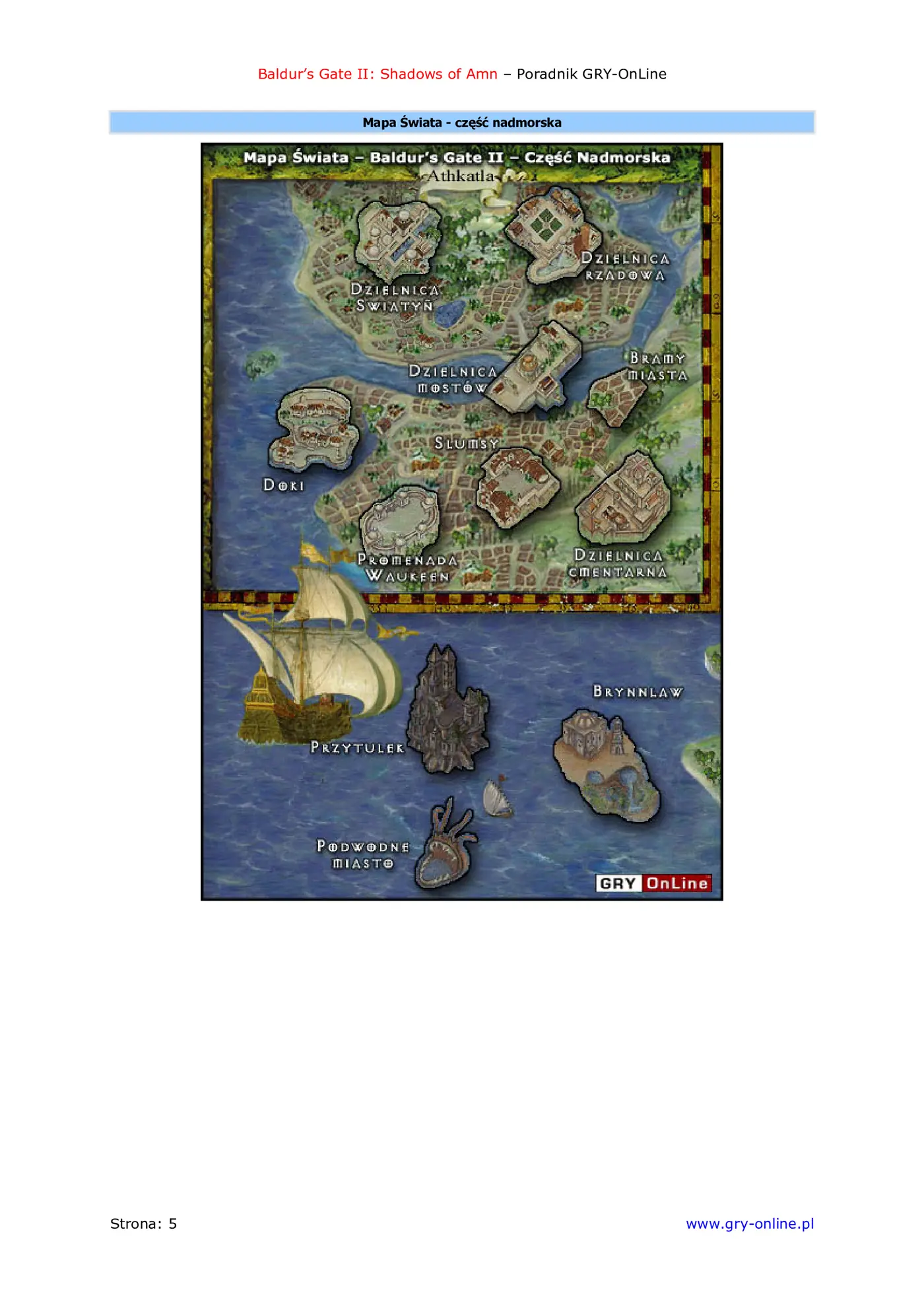Fragment „Baldur's Gate II: Cienie Amn - opis lokacji - poradnik do gry” — strona 6 z 8