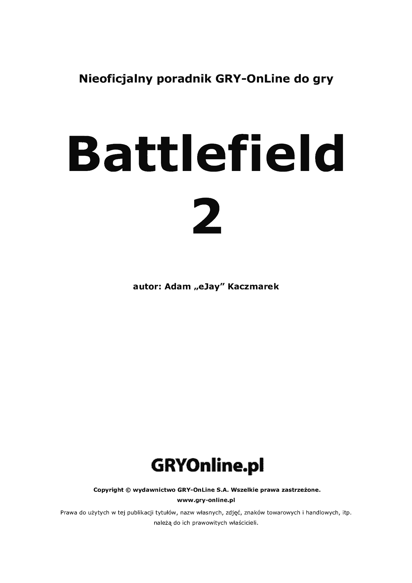 Fragment „Battlefield 2 - poradnik do gry” — strona 2 z 8