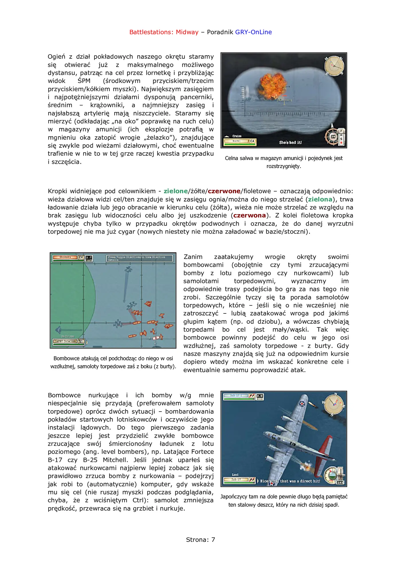 Fragment „Battlestations: Midway - poradnik do gry” — strona 8 z 8