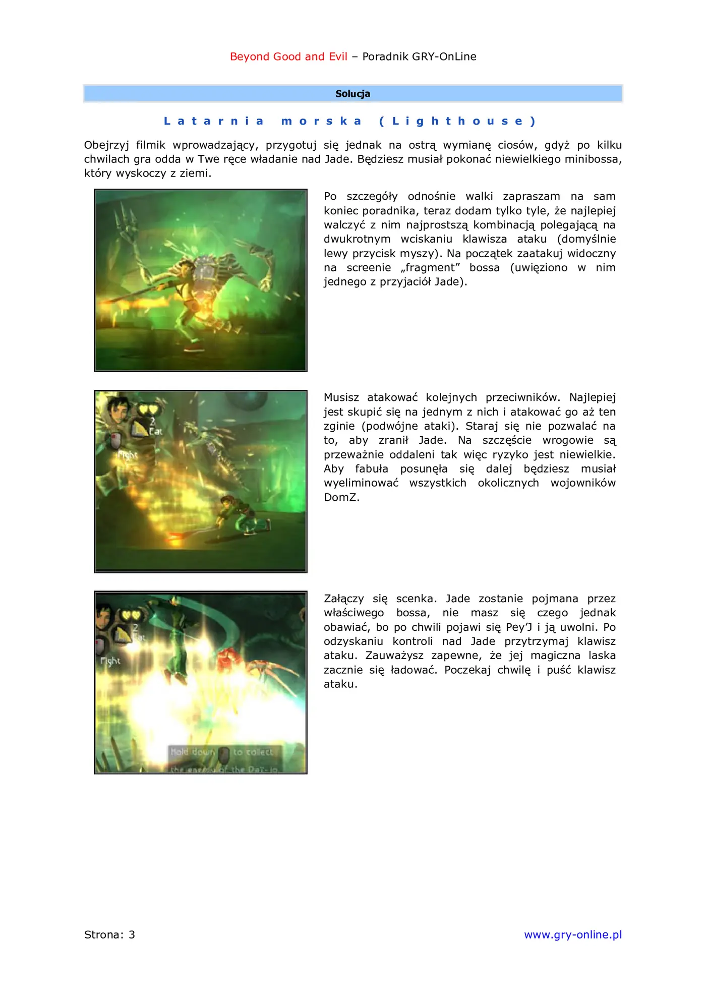 Fragment „Beyond Good Evil - poradnik do gry” — strona 4 z 8