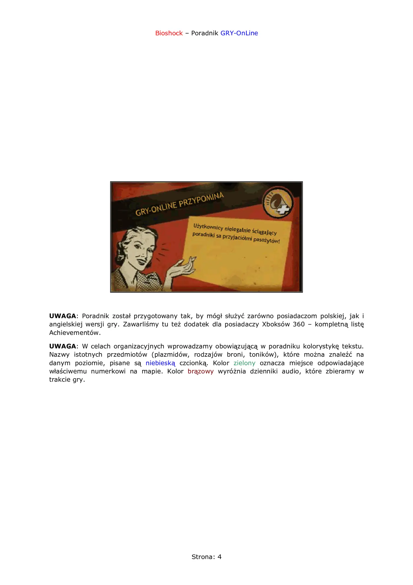 Fragment „BioShock - poradnik do gry” — strona 5 z 8