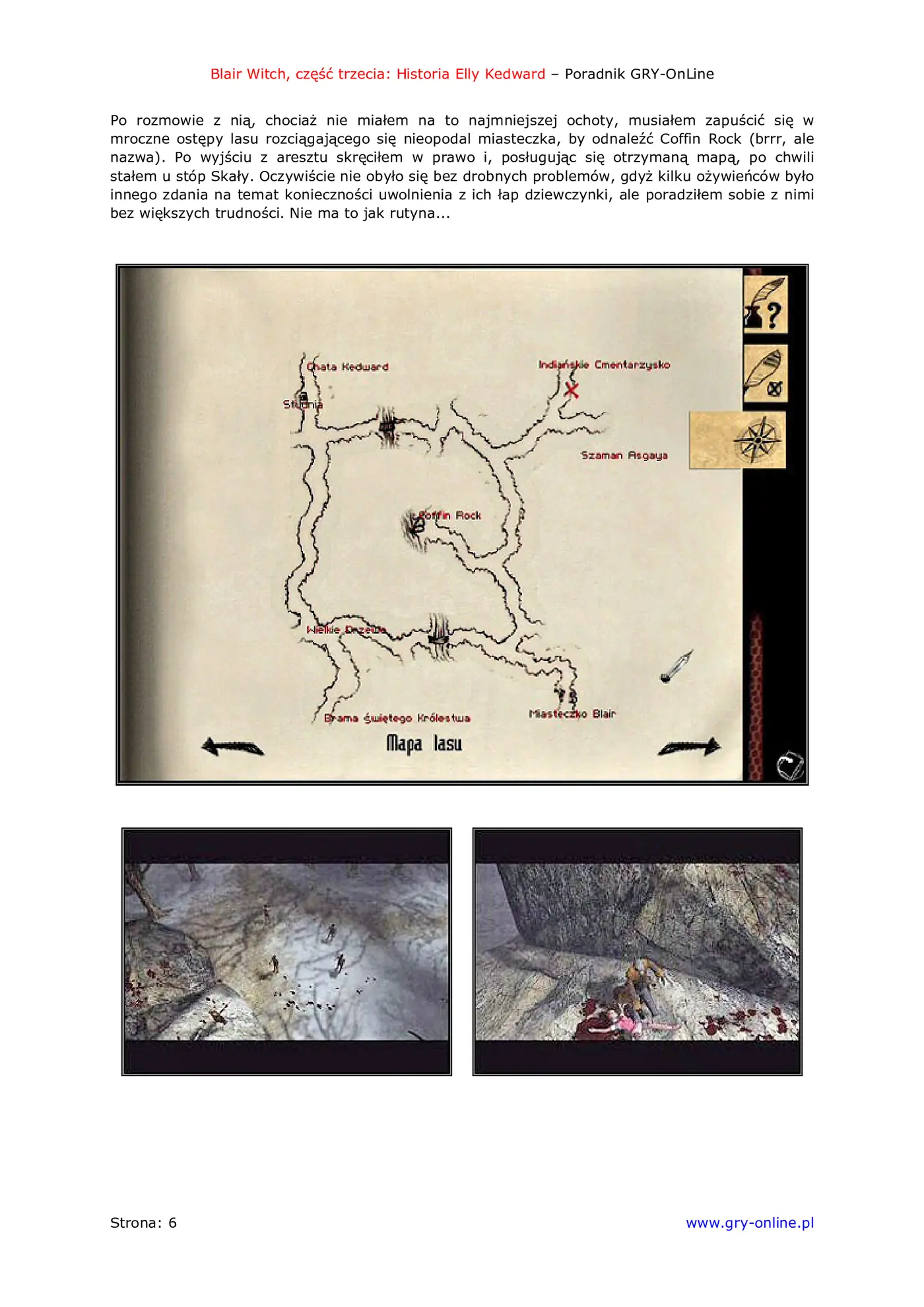 Fragment „Blair Witch, część trzecia: Historia Elly Kedward - poradnik do gry” — strona 7 z 8