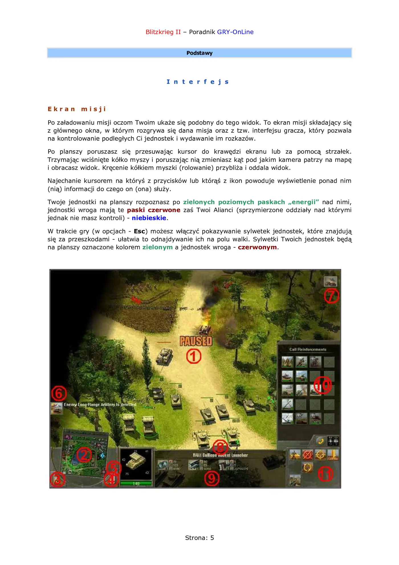 Fragment „Blitzkrieg 2 - poradnik do gry” — strona 6 z 8