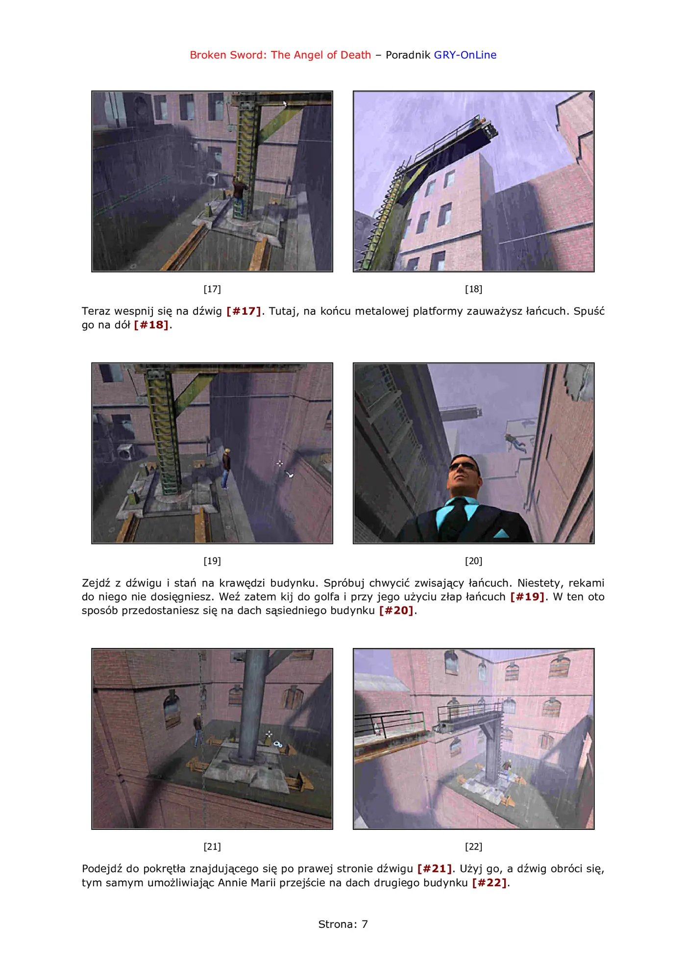 Fragment „Broken Sword: Anioł Śmierci - poradnik do gry” — strona 8 z 8