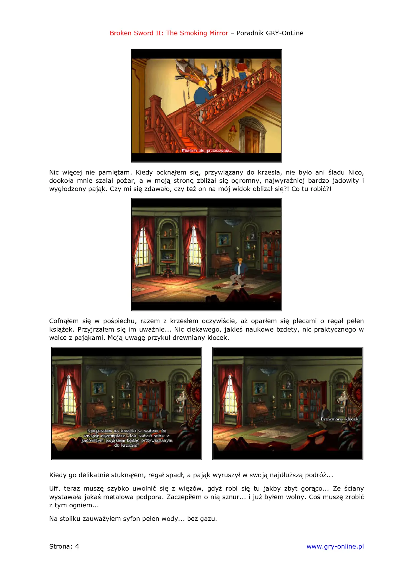 Fragment „Broken Sword II: The Smoking Mirror - poradnik do gry” — strona 5 z 8