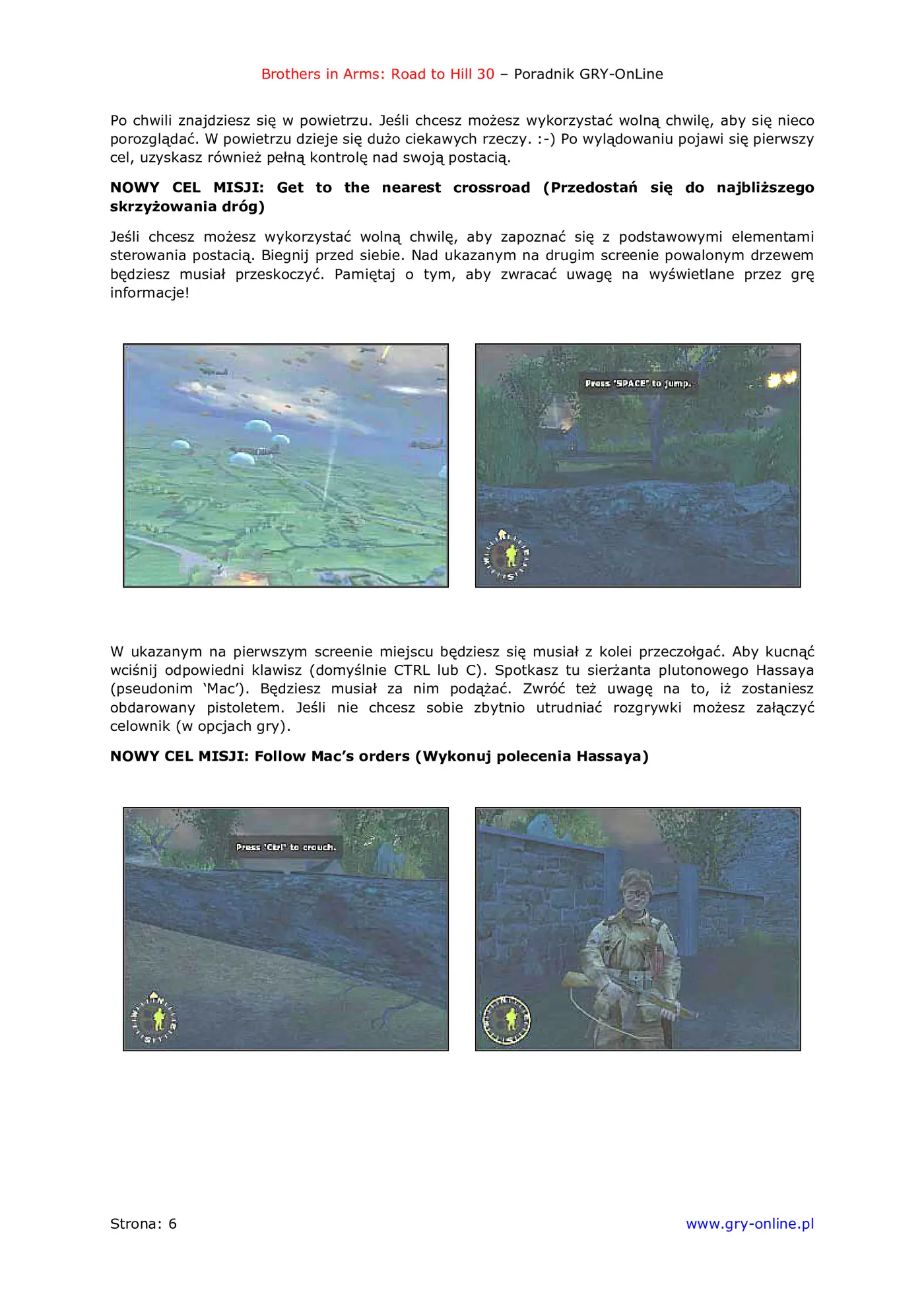 Fragment „Brothers in Arms: Road to Hill 30 - poradnik do gry” — strona 7 z 8