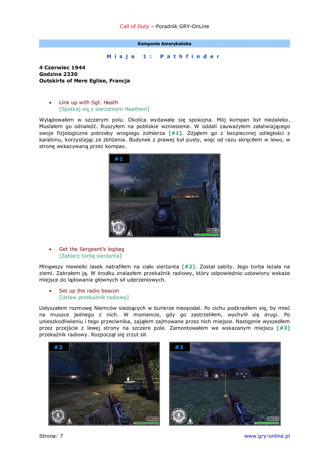 Fragment „Call of Duty - poradnik do gry” — strona 8 z 8