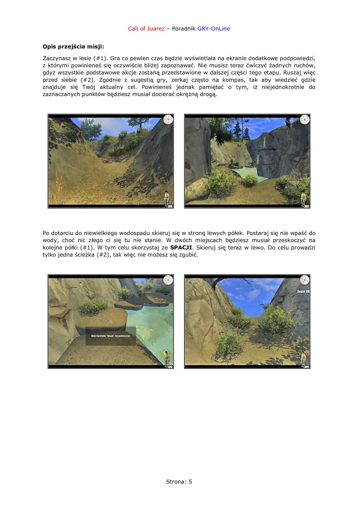 Fragment „Call of Juarez - poradnik do gry” — strona 6 z 8