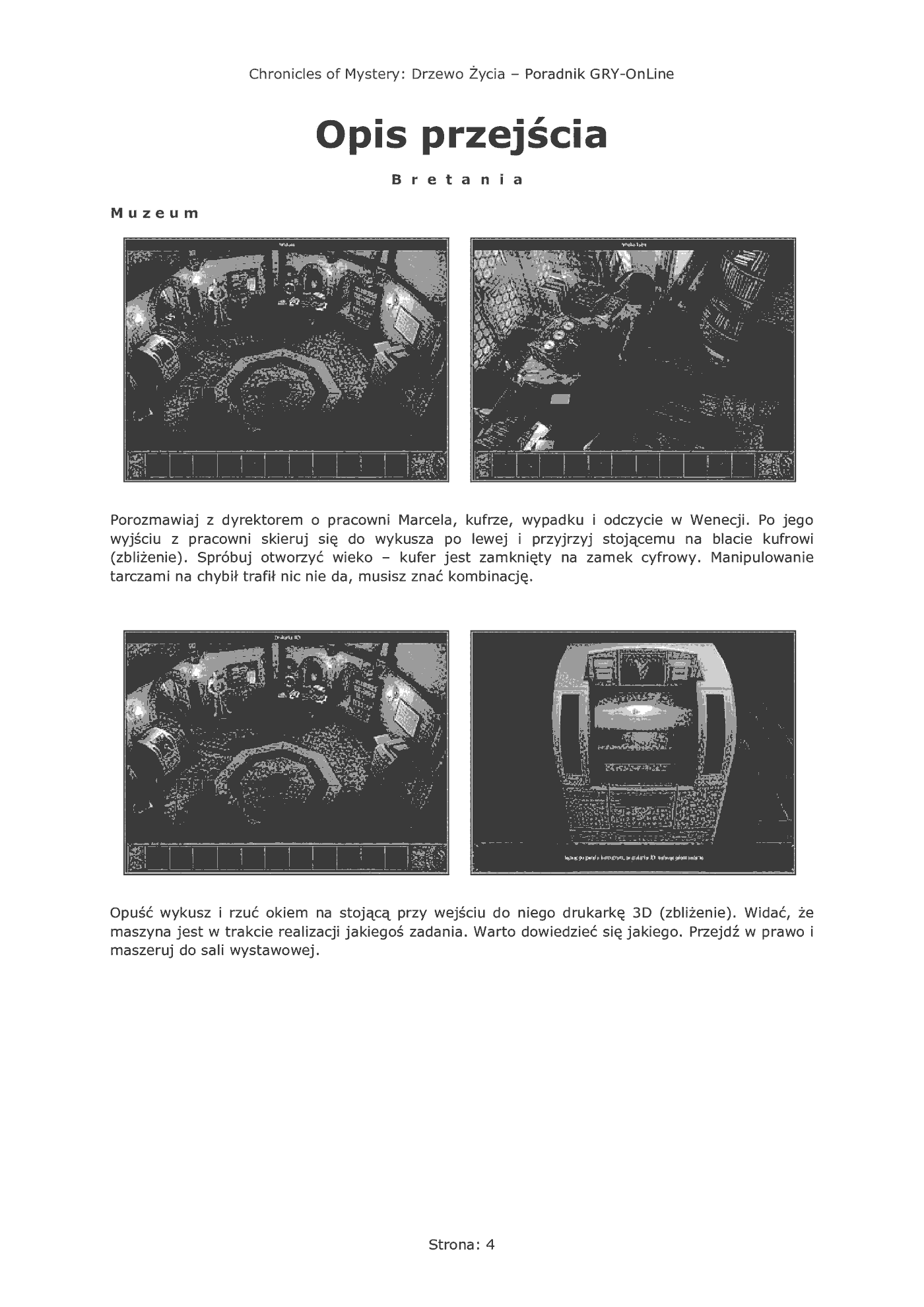Fragment „Chronicles of Mystery: Drzewo Życia - poradnik do gry” — strona 5 z 8