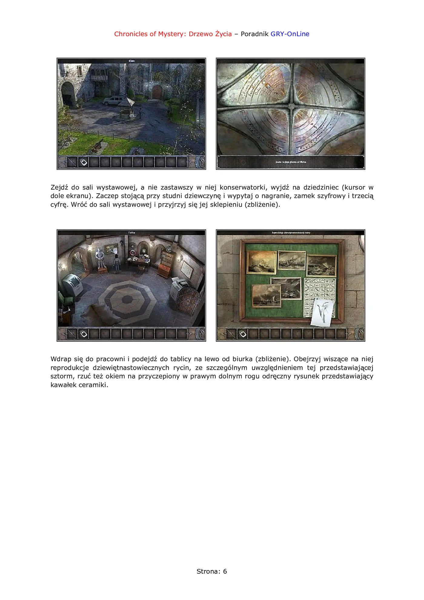 Fragment „Chronicles of Mystery: Drzewo Życia - poradnik do gry” — strona 7 z 8