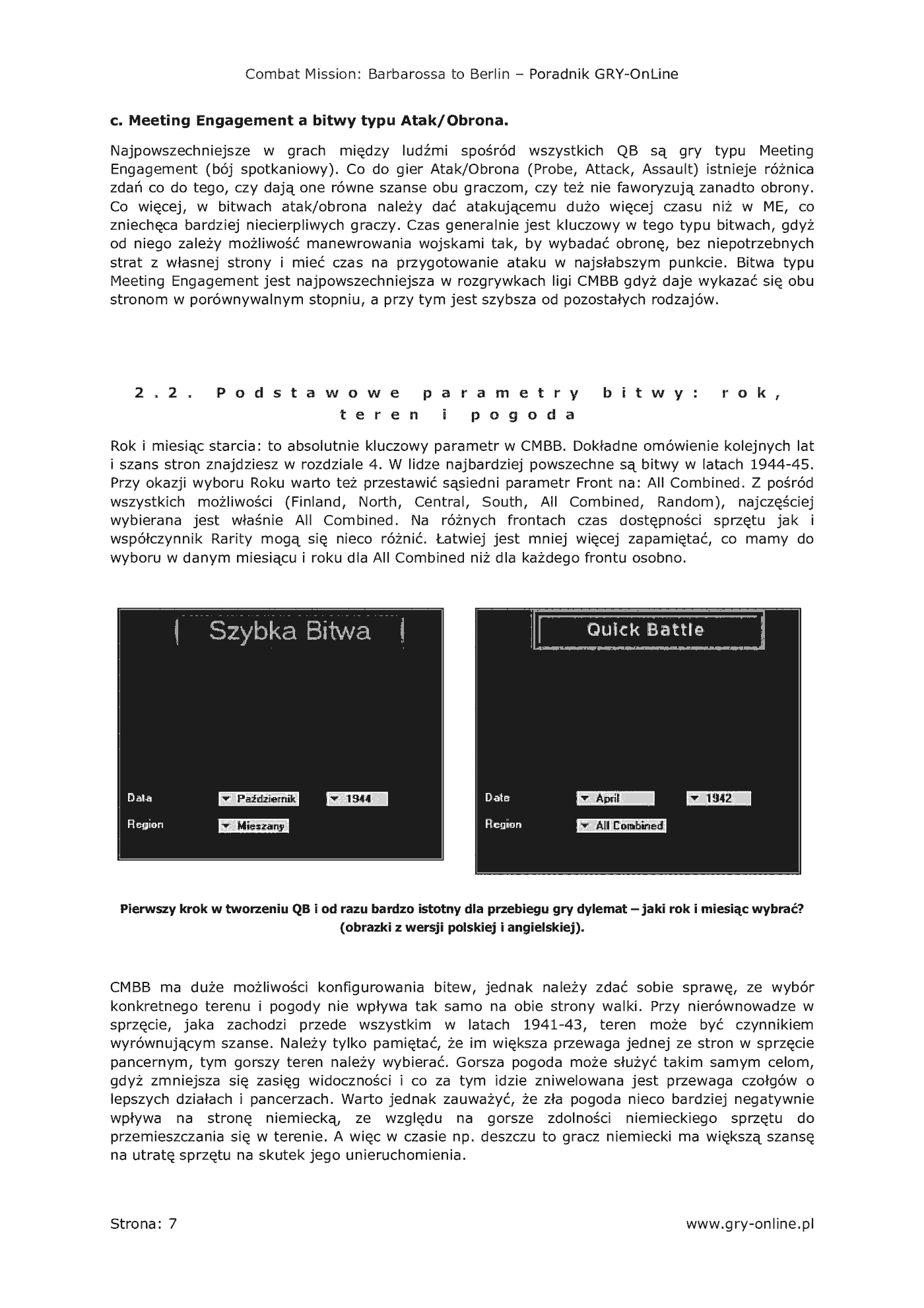 Fragment „Combat Mission 2: Barbarossa to Berlin - poradnik do gry” — strona 8 z 8