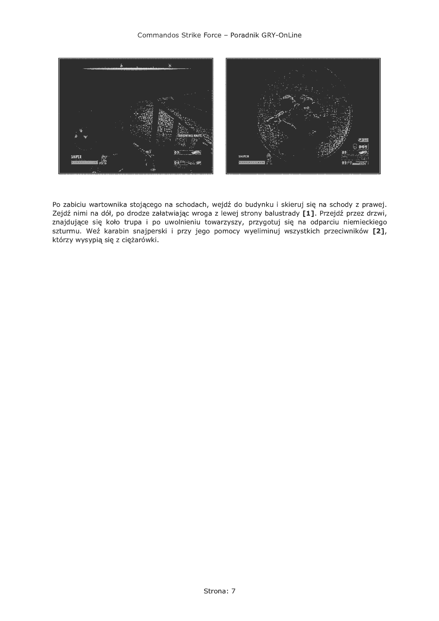 Fragment „Commandos: Strike Force - poradnik do gry” — strona 8 z 8