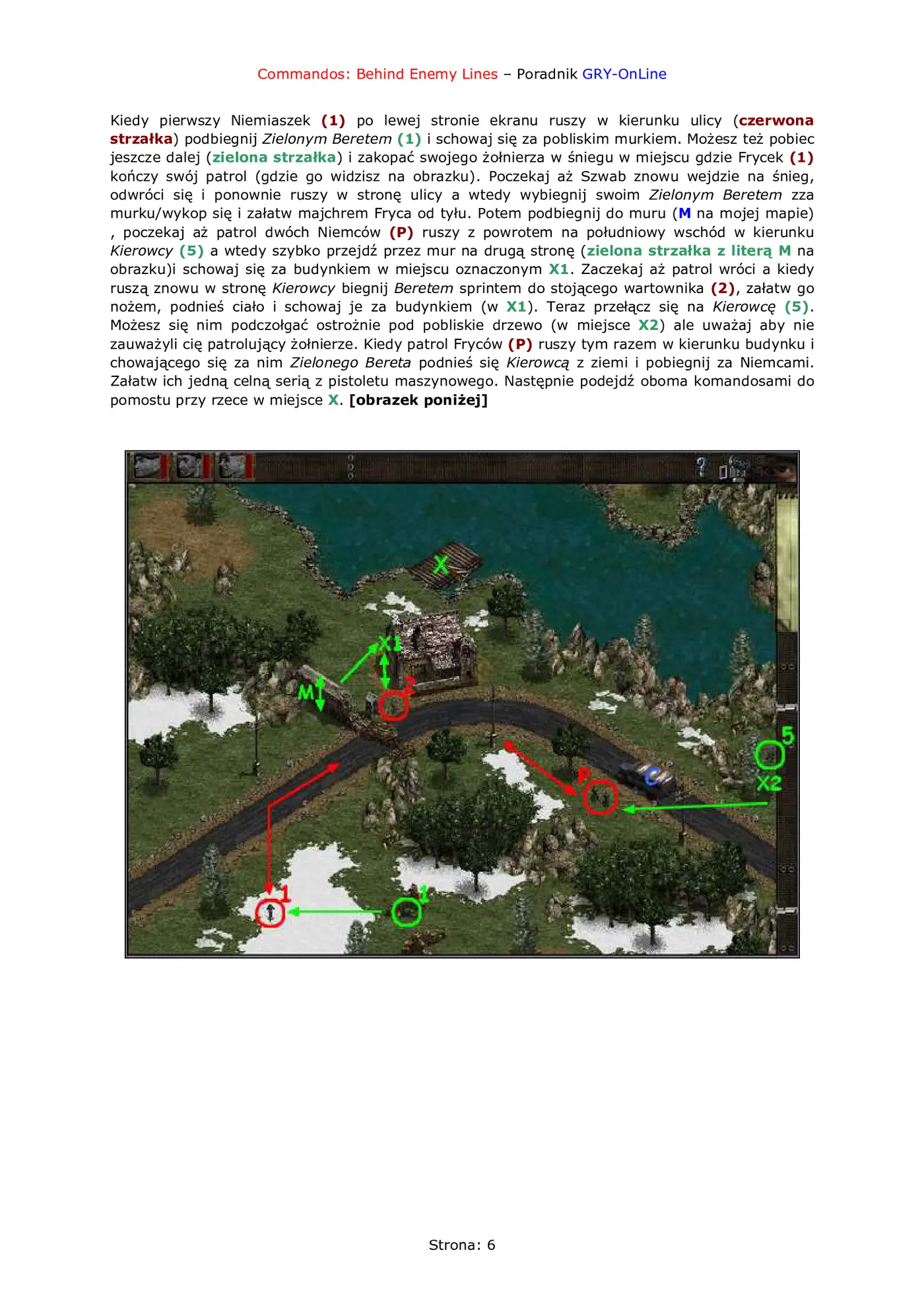 Fragment „Commandos: Za linią wroga - poradnik do gry” — strona 7 z 8