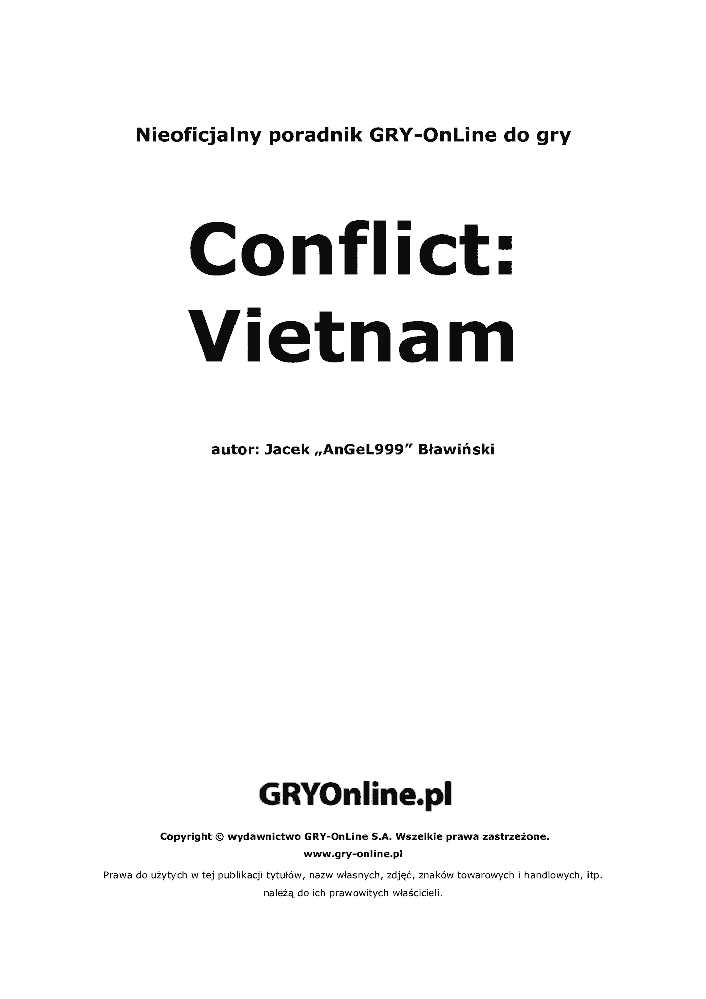Fragment „Conflict: Vietnam - poradnik do gry” — strona 2 z 8