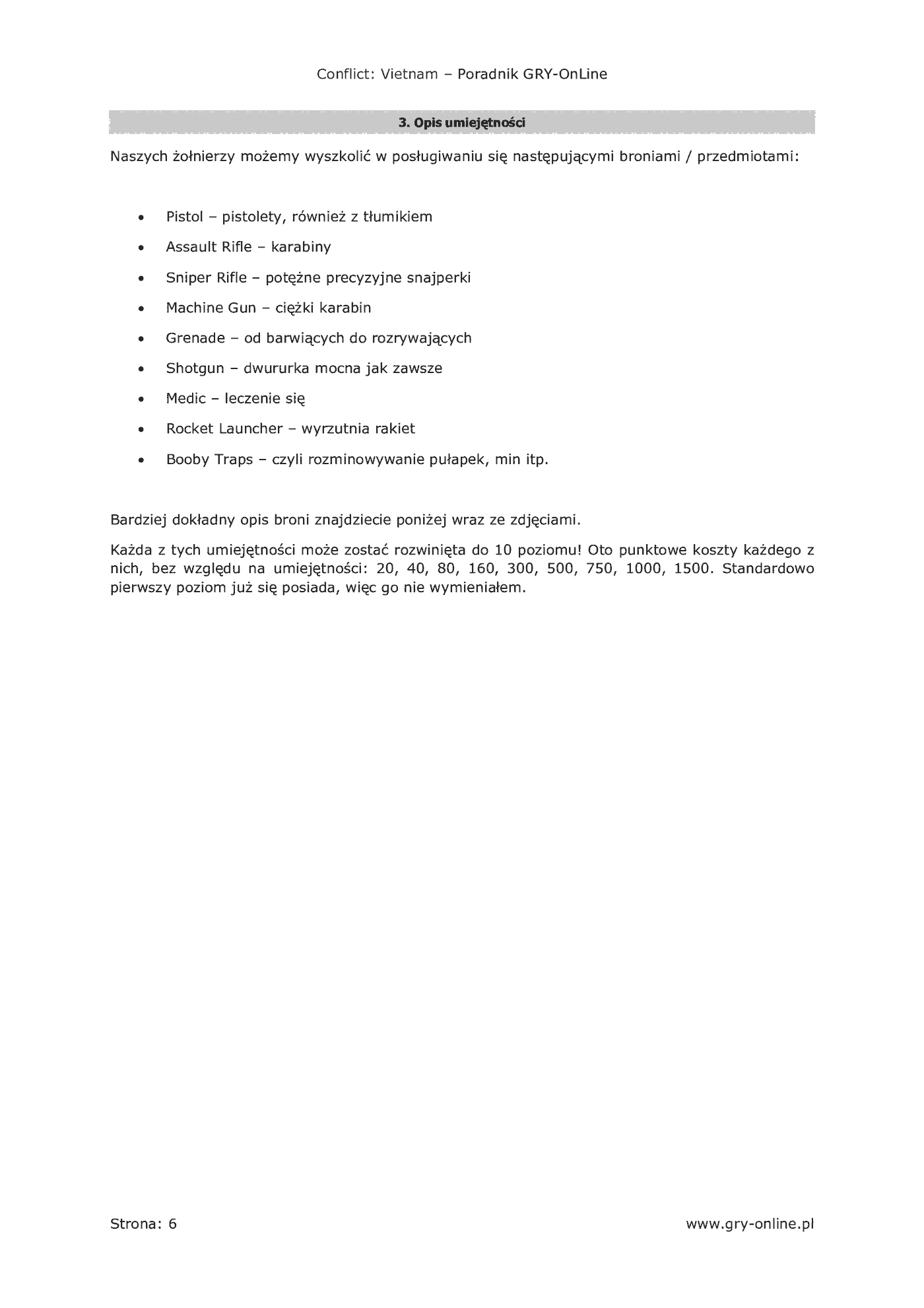 Fragment „Conflict: Vietnam - poradnik do gry” — strona 7 z 8