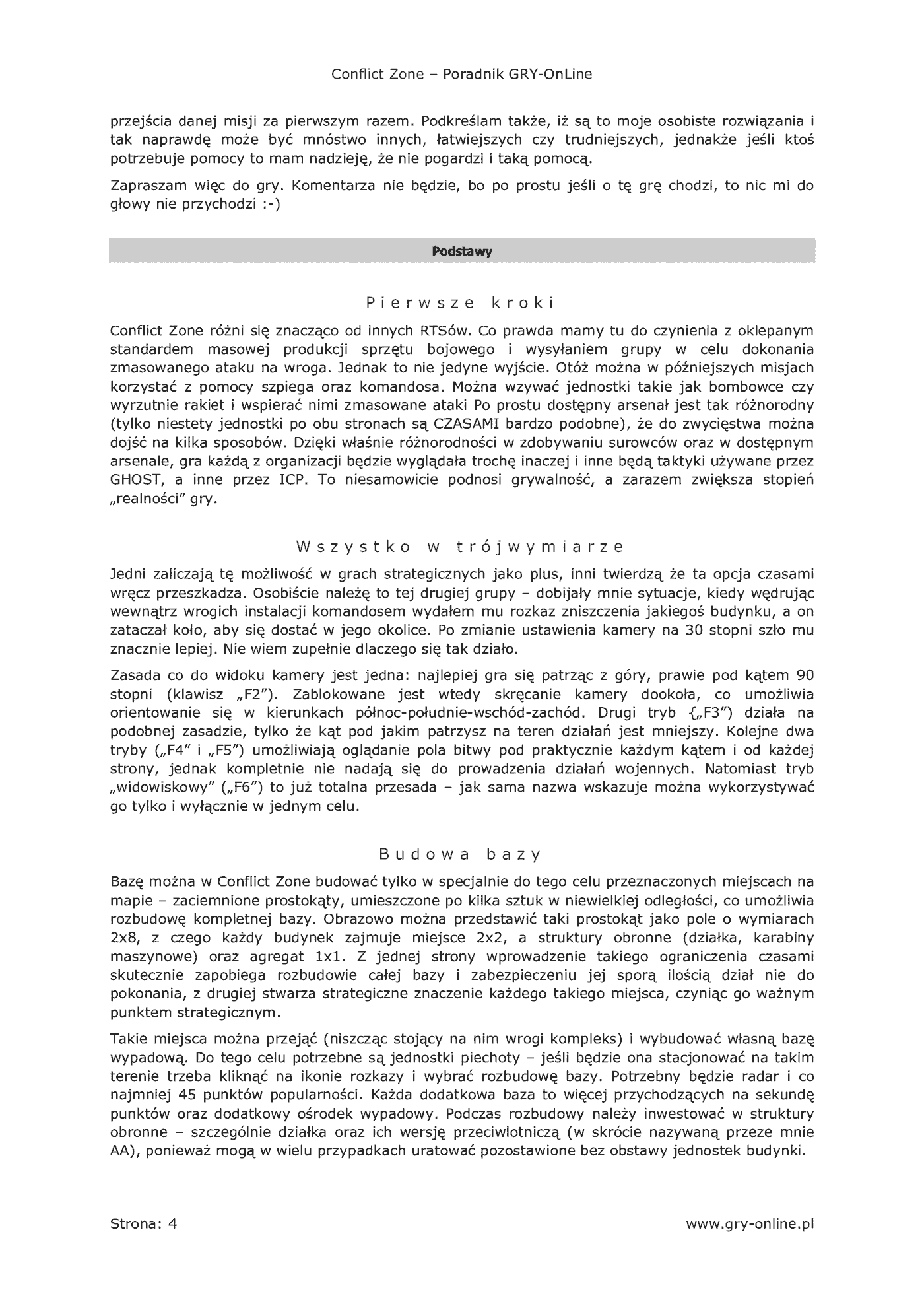 Fragment „Conflict Zone - poradnik do gry” — strona 5 z 8