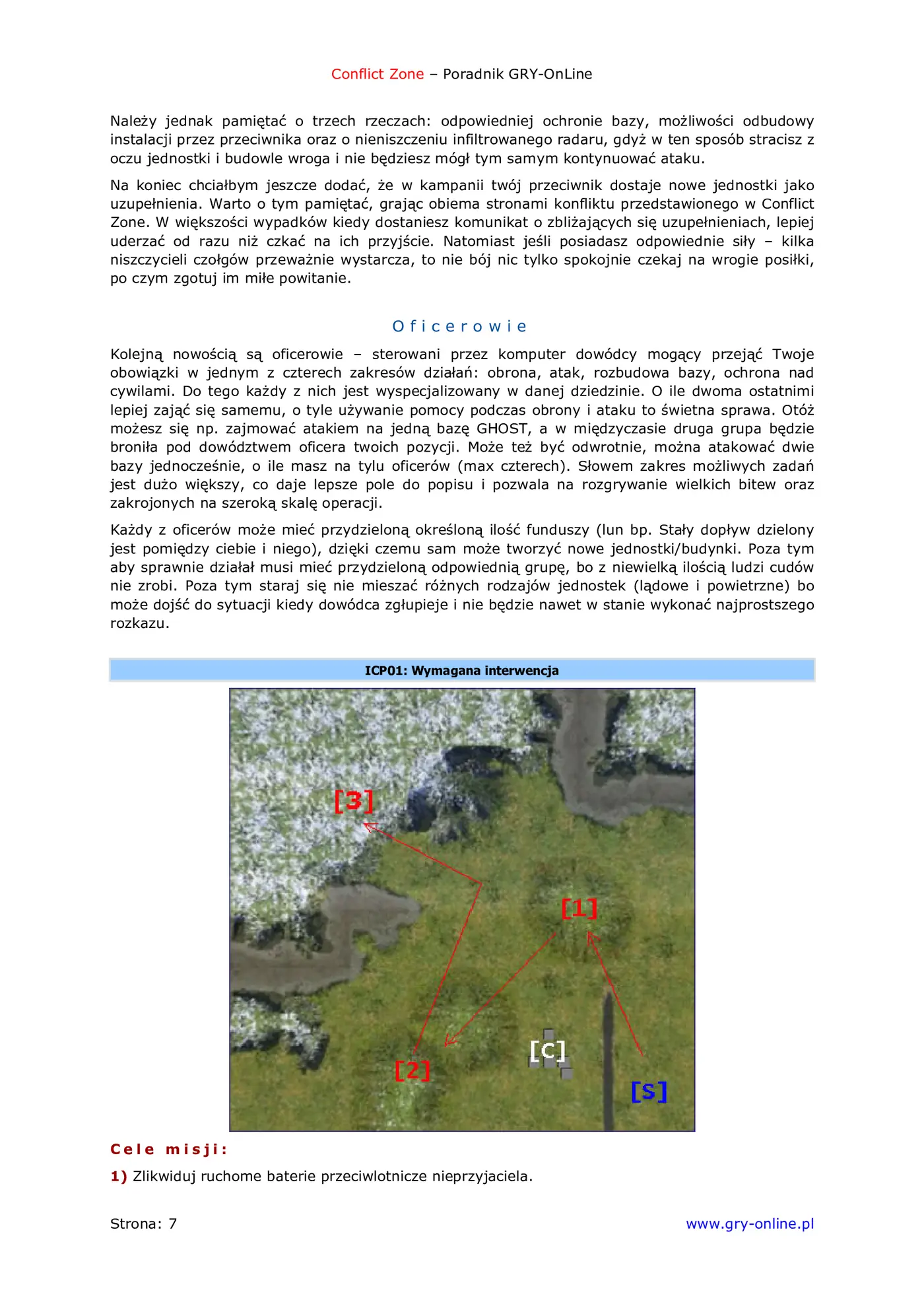 Fragment „Conflict Zone - poradnik do gry” — strona 8 z 8