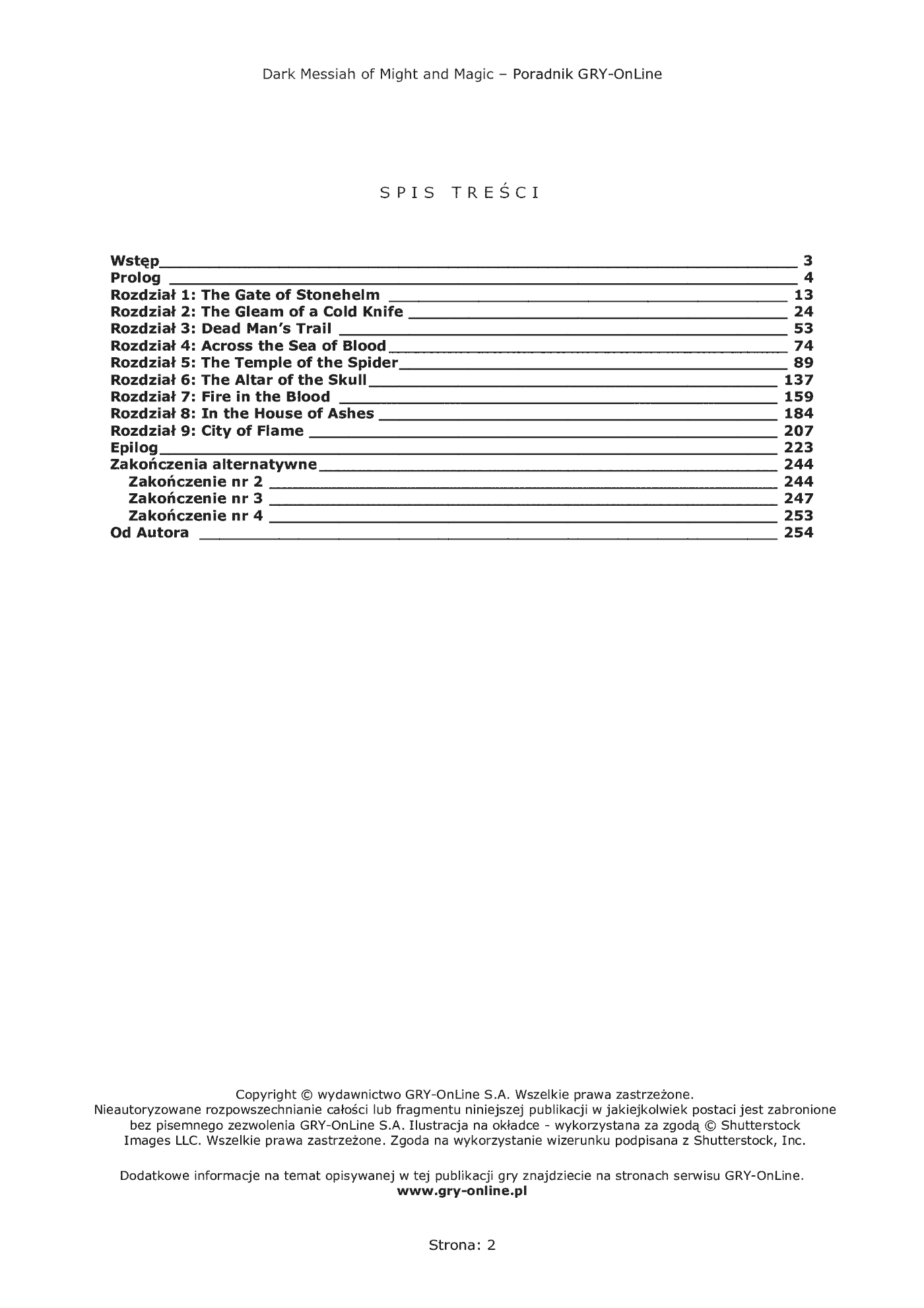 Fragment „Dark Messiah of Might and Magic - poradnik do gry” — strona 3 z 8
