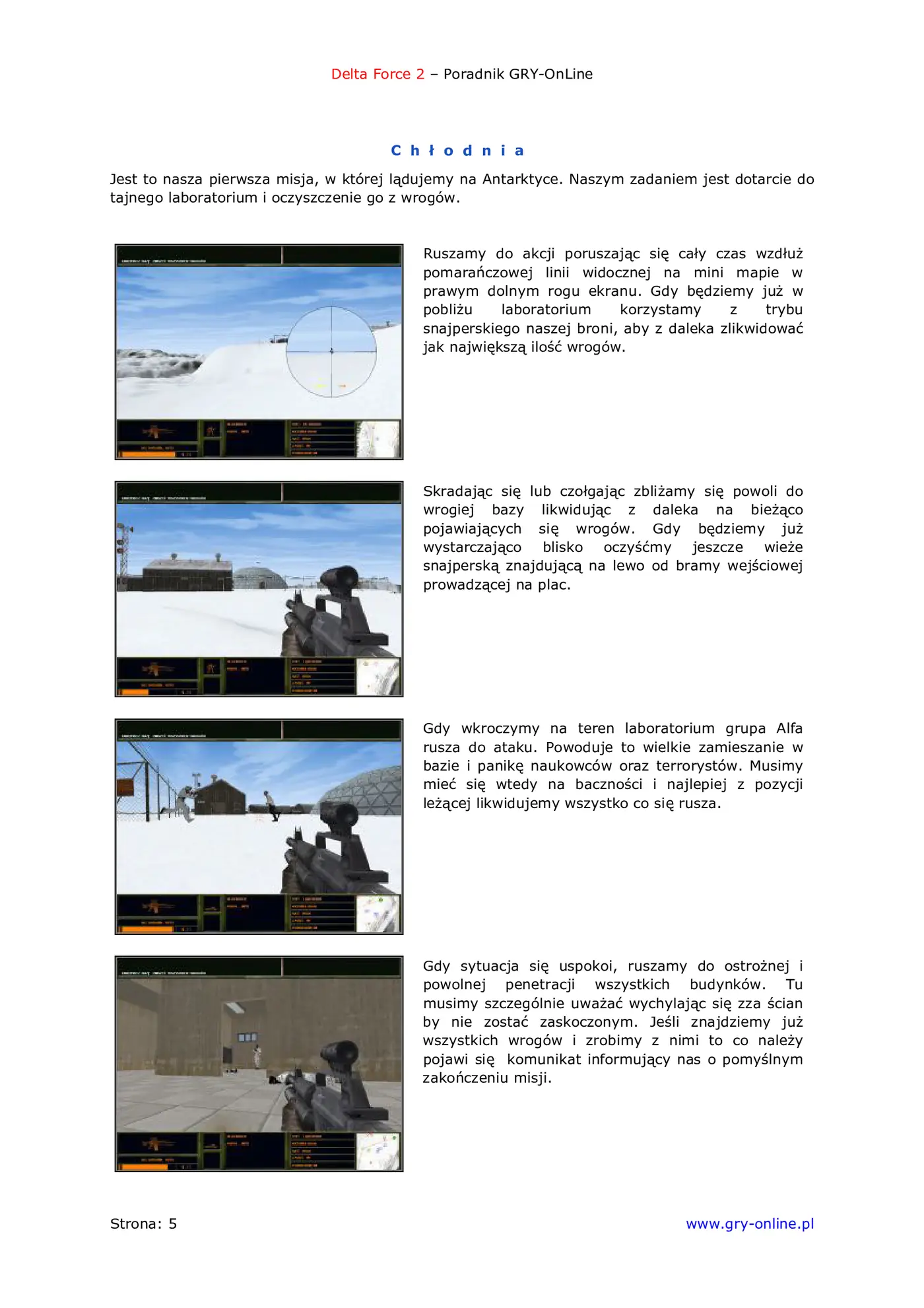 Fragment „Delta Force 2 - poradnik do gry” — strona 6 z 8