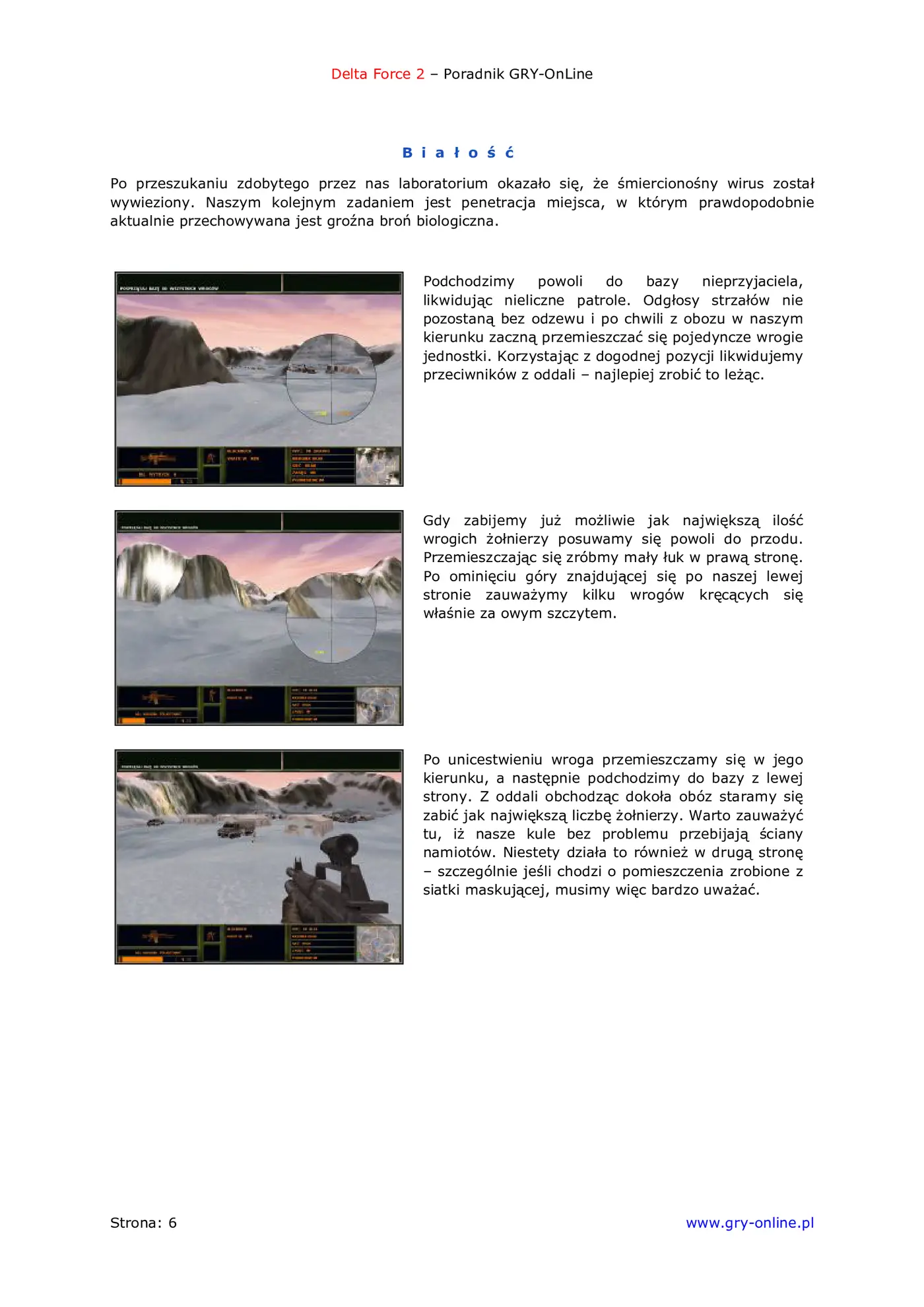 Fragment „Delta Force 2 - poradnik do gry” — strona 7 z 8