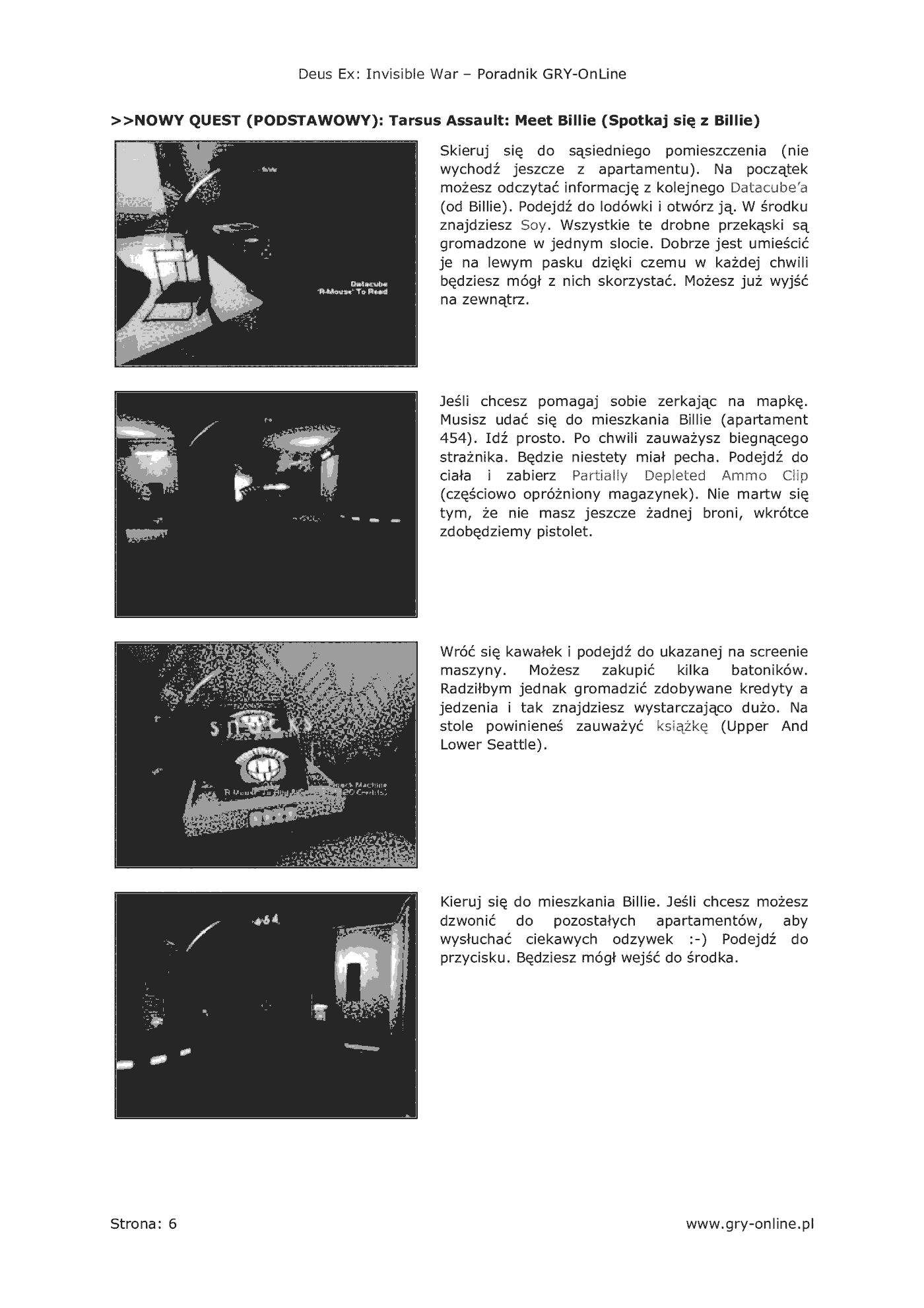 Fragment „Deus Ex: Invisible War - poradnik do gry” — strona 7 z 8