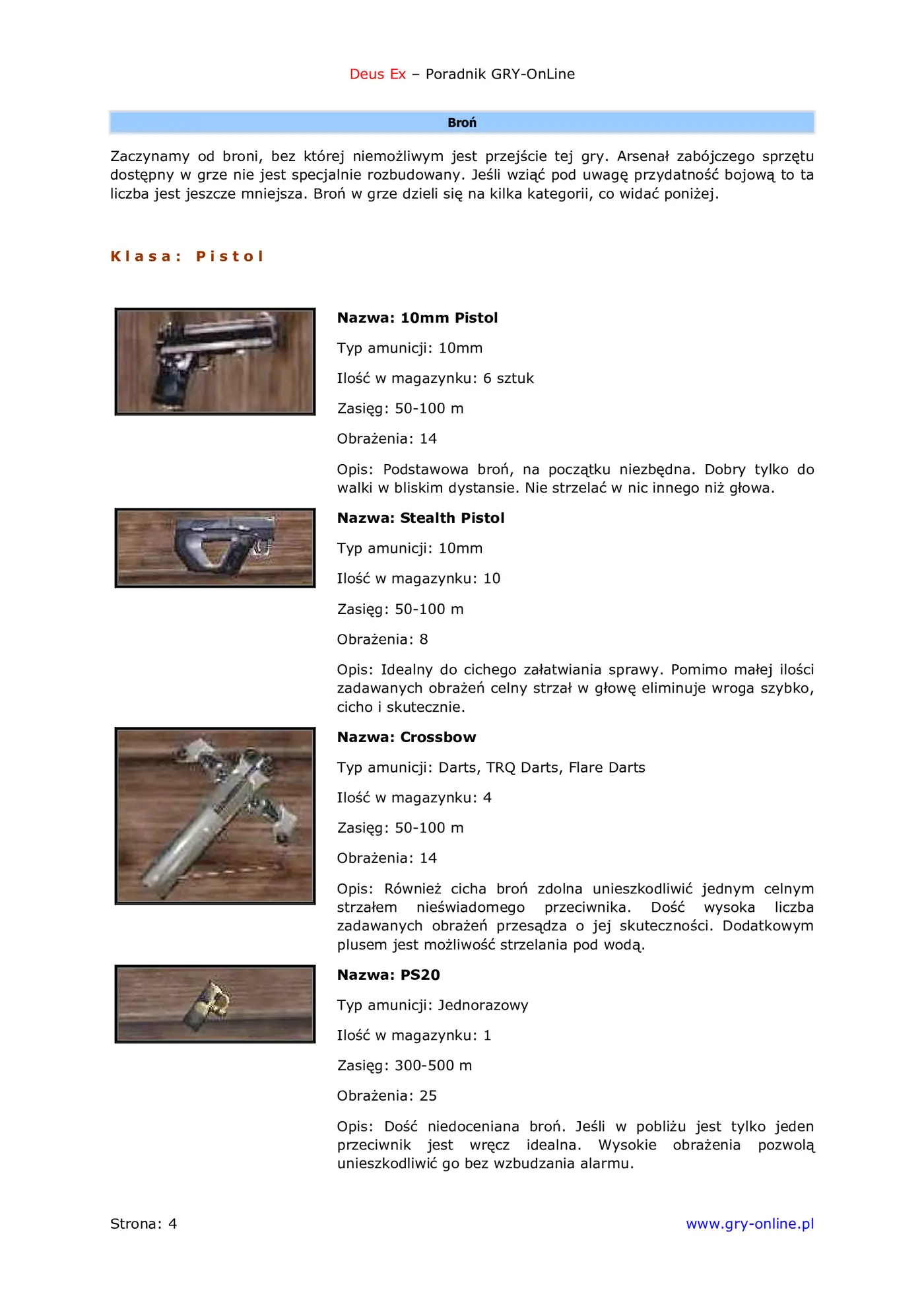 Fragment „Deus Ex - poradnik do gry” — strona 5 z 8