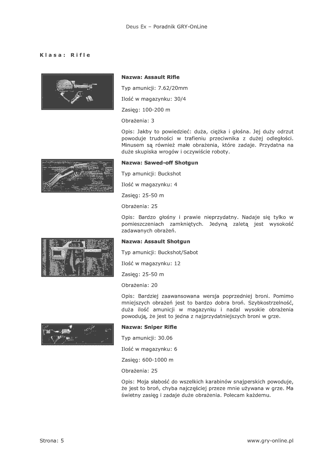 Fragment „Deus Ex - poradnik do gry” — strona 6 z 8