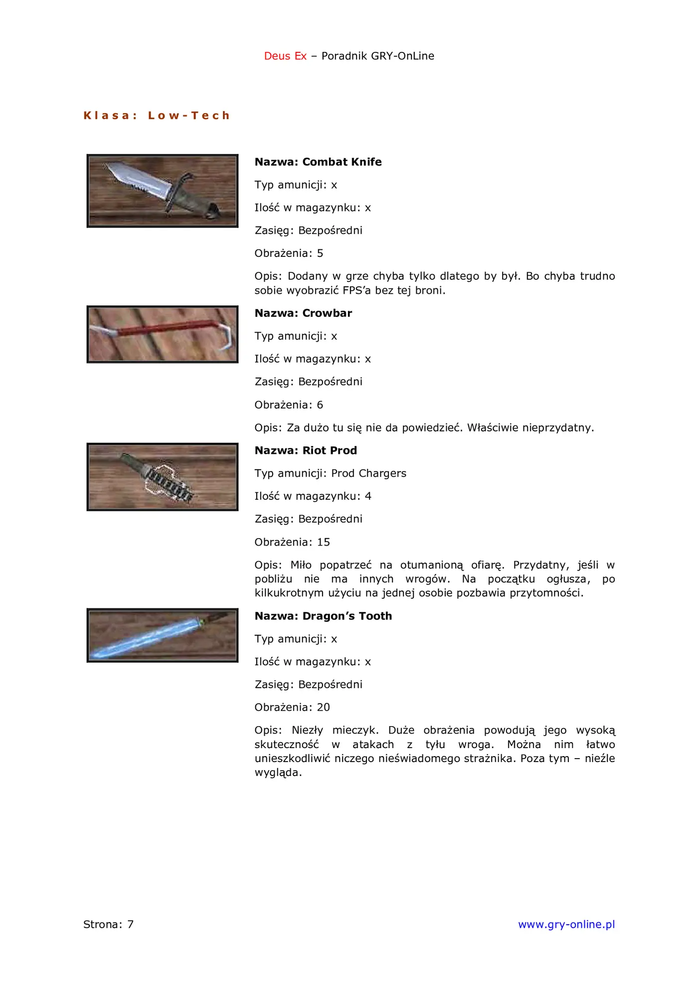 Fragment „Deus Ex - poradnik do gry” — strona 8 z 8