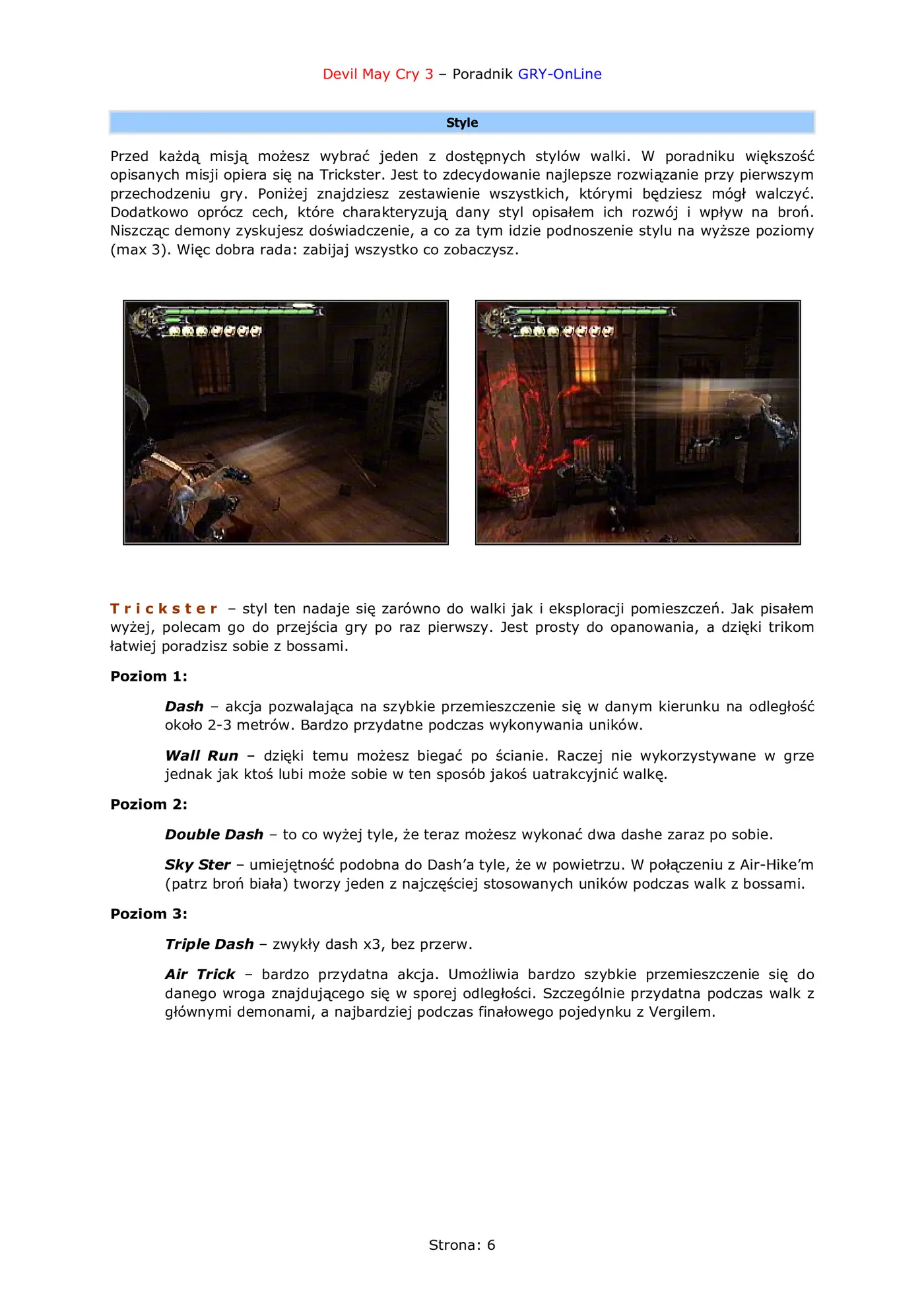 Fragment „Devil May Cry 3: Dante's Awakening - poradnik do gry” — strona 7 z 8