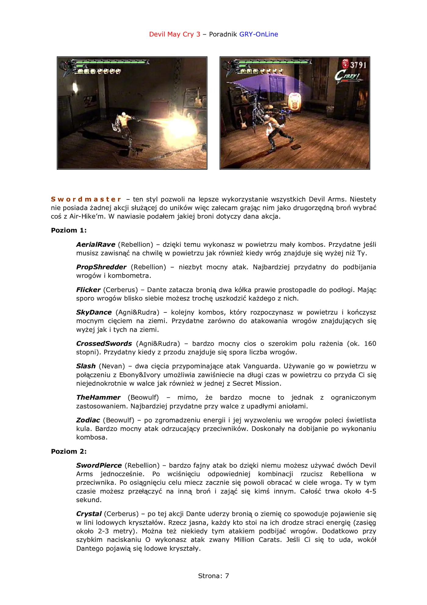 Fragment „Devil May Cry 3: Dante's Awakening - poradnik do gry” — strona 8 z 8